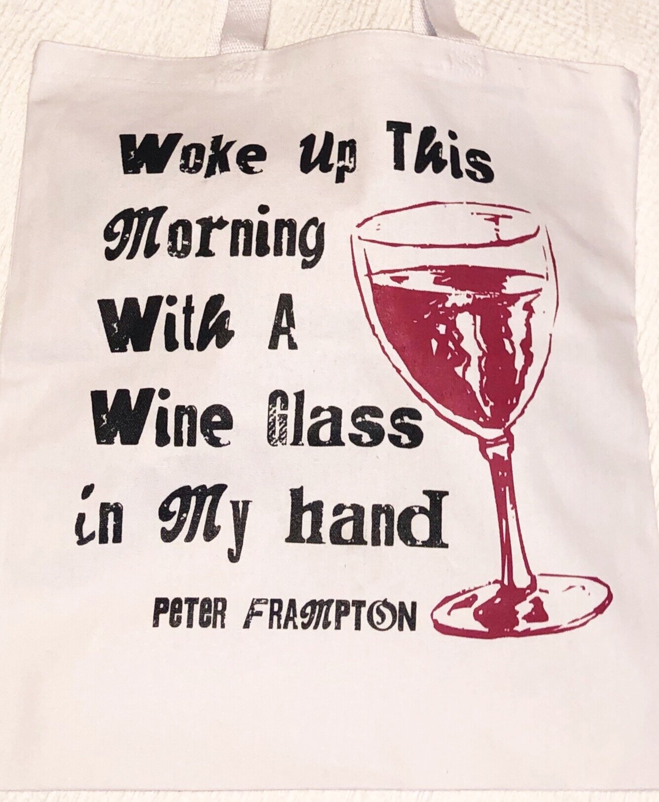 Peter Frampton Tote Bag Design