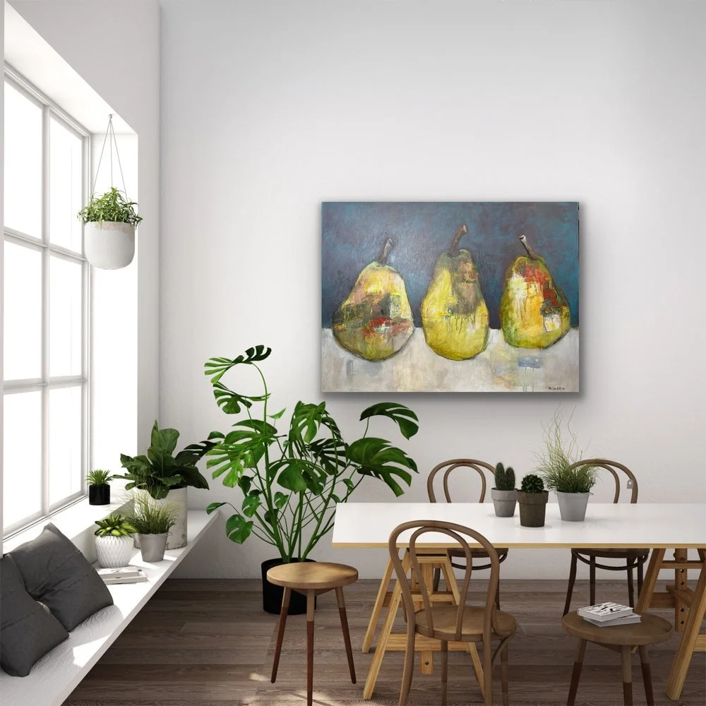 Three Pears 30" x 40"