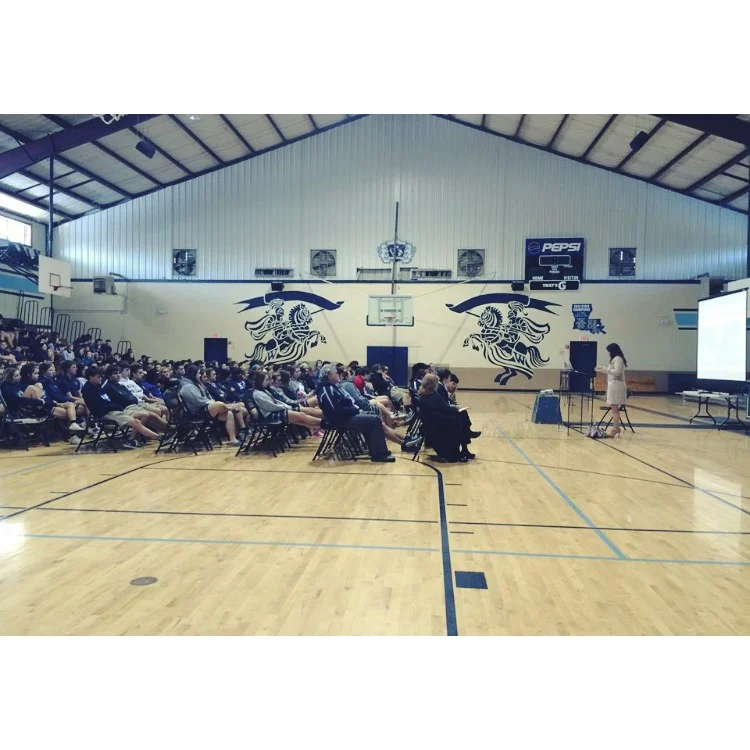 Ainsley Speaks to her former high school about unveiledcampaign.com