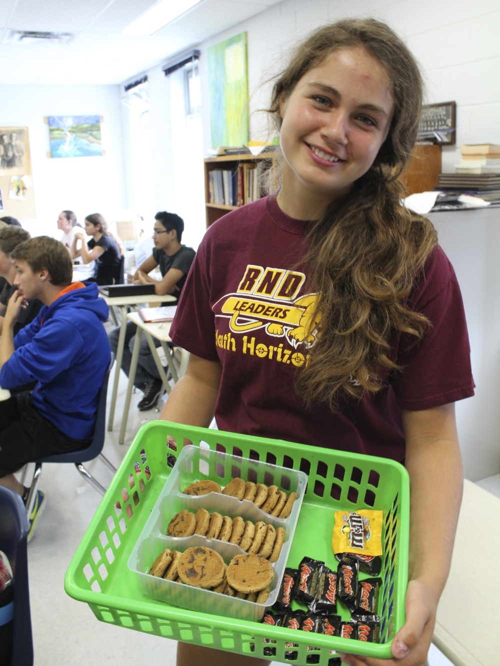 Free snacks every day . . .