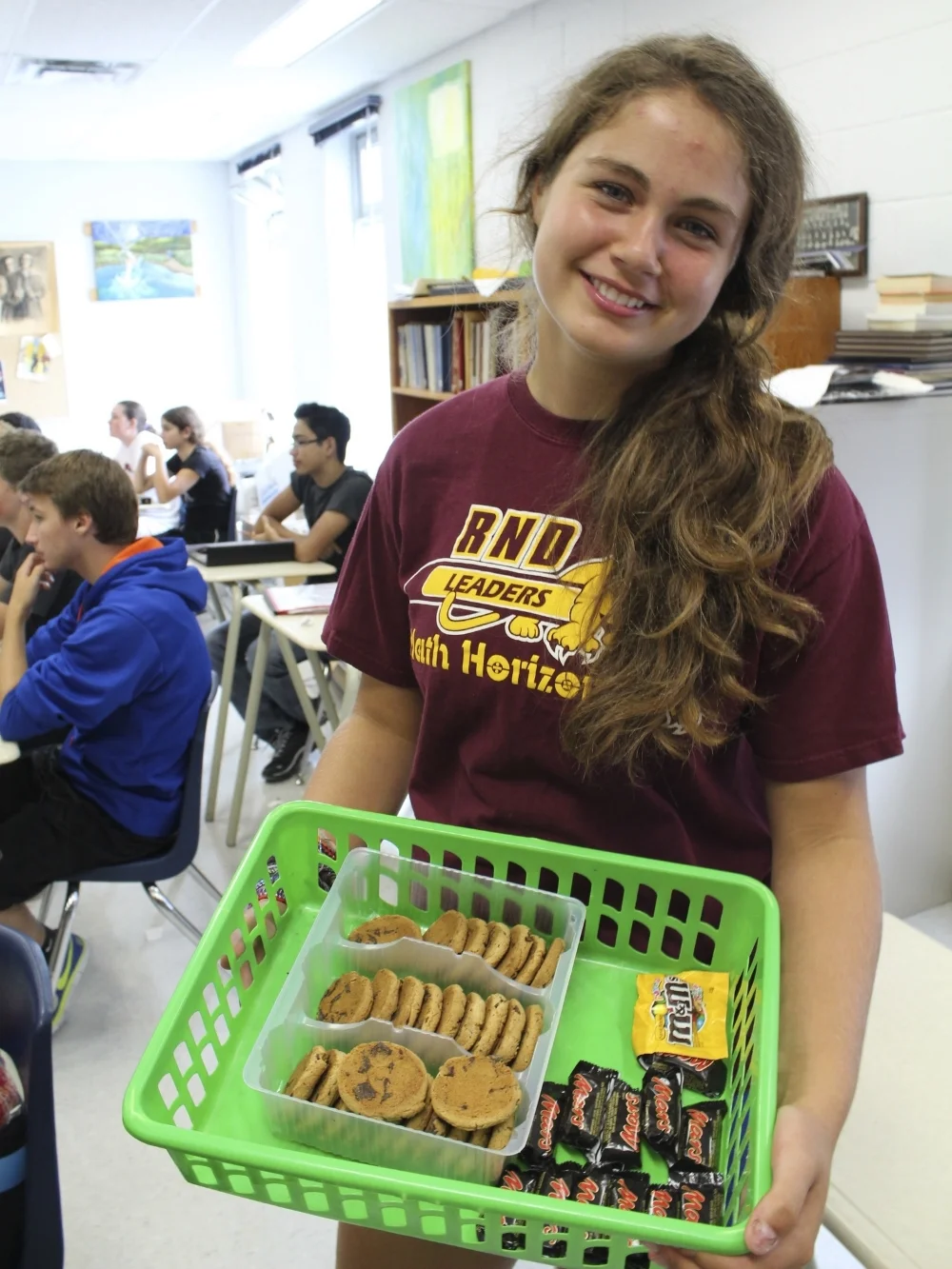 Free snacks every day . . .