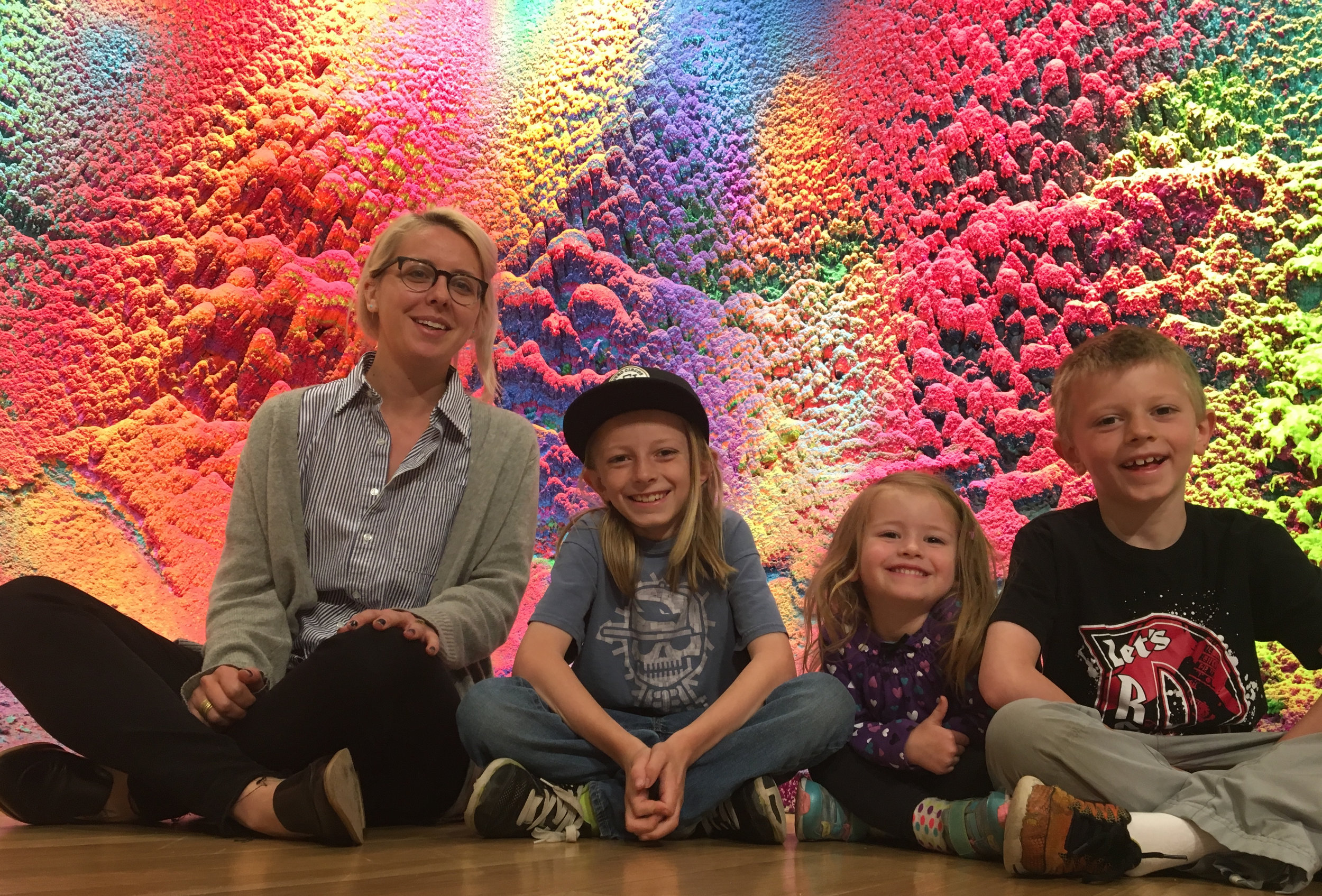 Nicole Dial-Kay, a sparkling blend of snark and sophistication, goes criss-cross applesauce with the kids and Dylan Gebbia-Richards’ Eclipse .