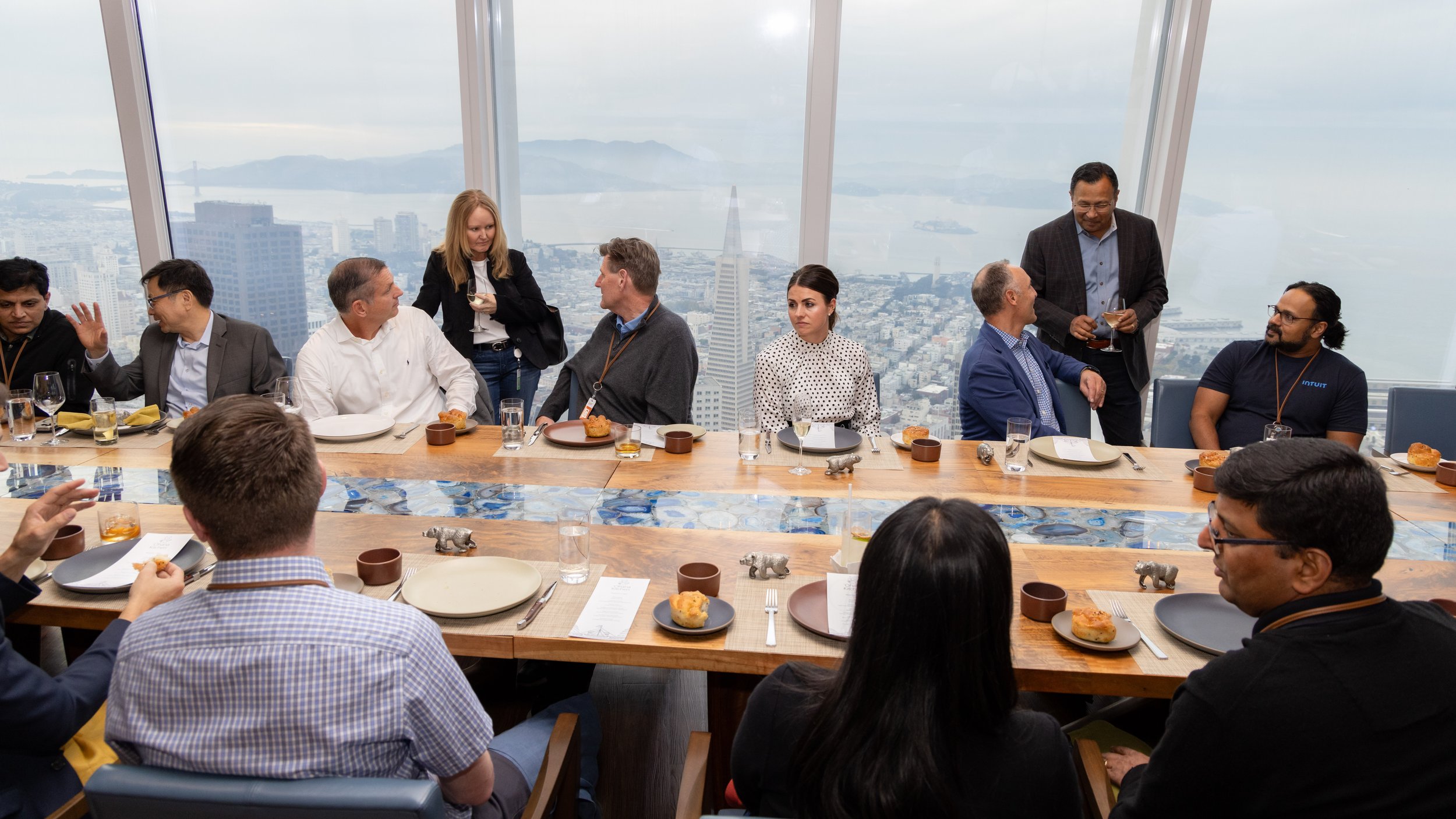 Fine Dining at Salesforce Tower Event Photography.jpg
