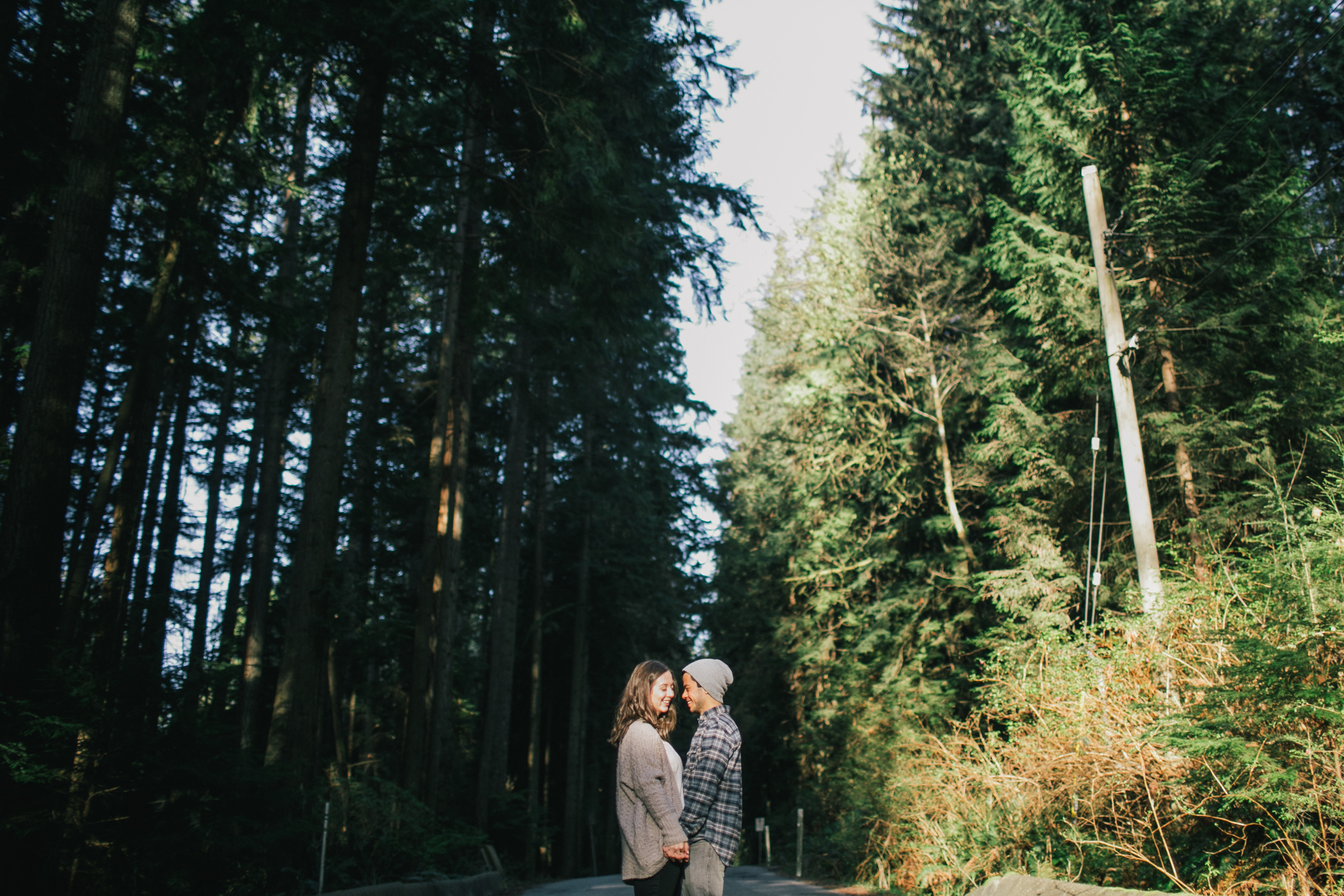 A North Vancouver Deep cove and Quarry rock engagement session. Vancouver wedding, lifestyle and portrait photographer. Lesley Laine