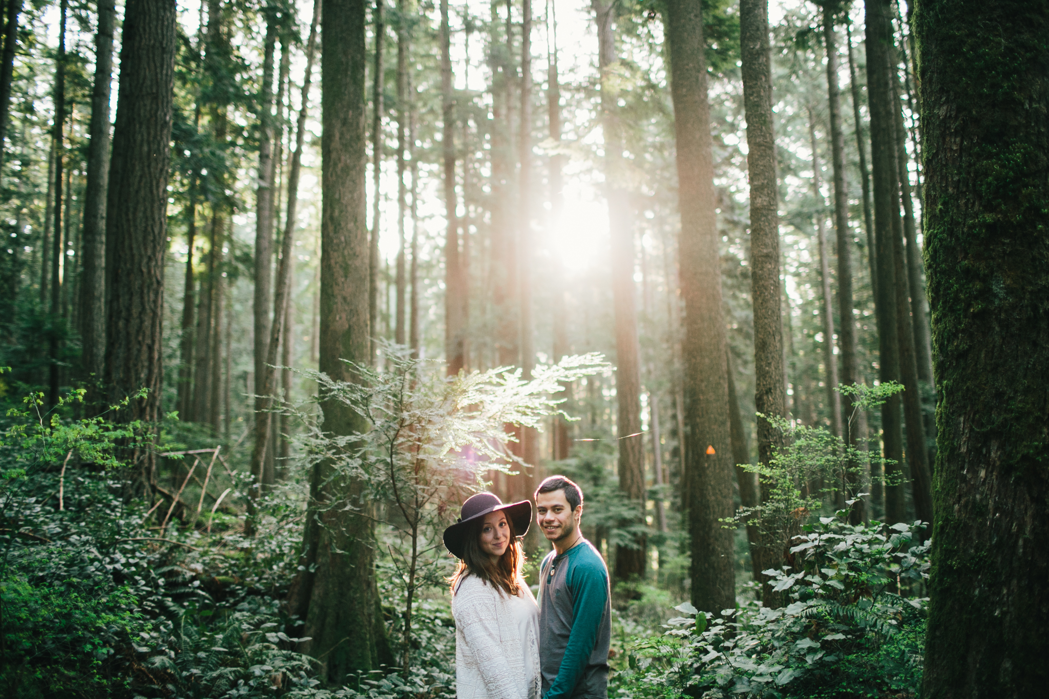 A North Vancouver Deep cove and Quarry rock engagement session. Vancouver wedding, lifestyle and portrait photographer. Lesley Laine