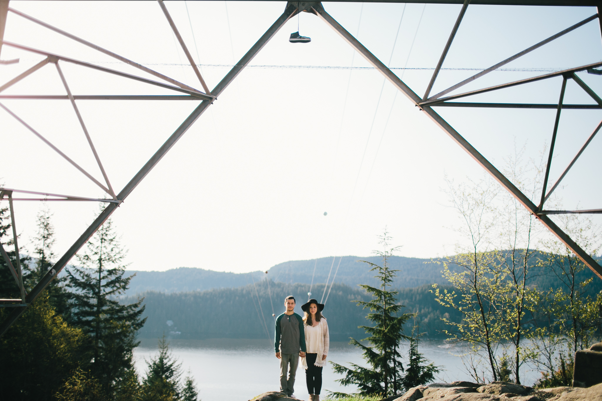 A North Vancouver Deep cove and Quarry rock engagement session. Vancouver wedding, lifestyle and portrait photographer. Lesley Laine