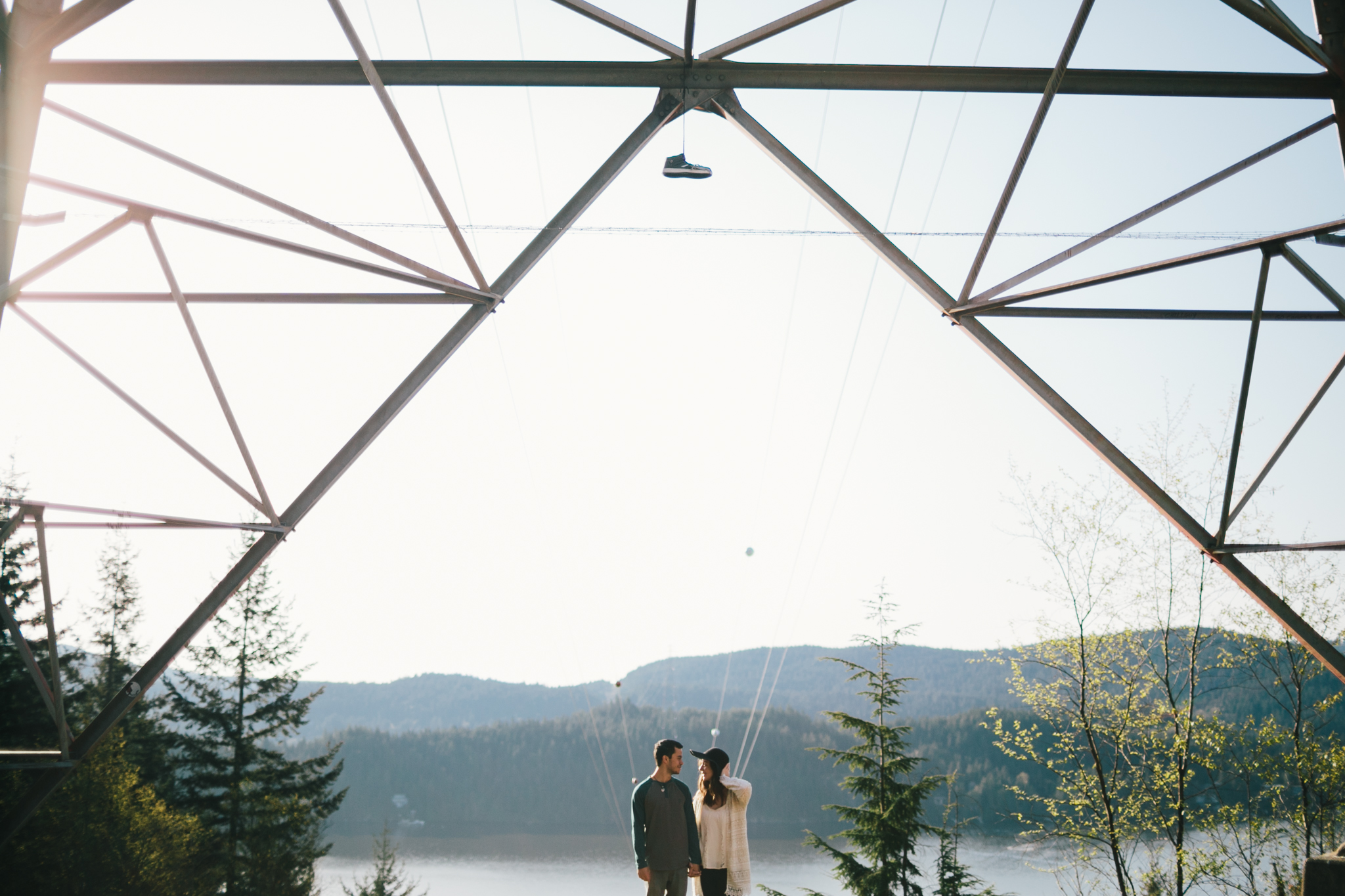 A North Vancouver Deep cove and Quarry rock engagement session. Vancouver wedding, lifestyle and portrait photographer. Lesley Laine