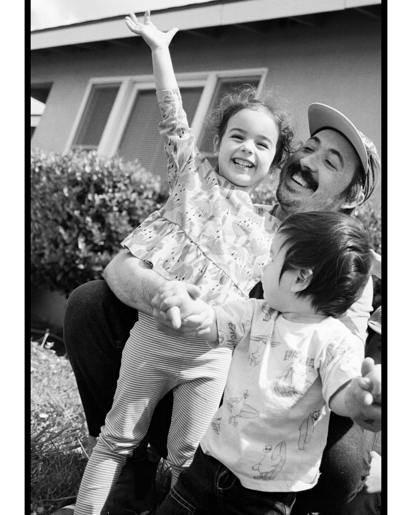 lil imperfect film photos of this fam of mine. lucie often the star of the show, ollie being a classic baby, kai running from the camera and jumping around as often as he can. andrew and i trying to stay still while kai takes a photo with my film cam