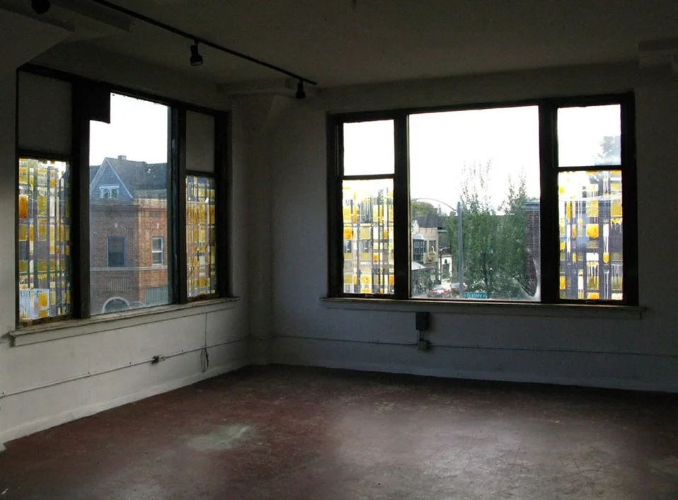 Stained Window (honey bee)