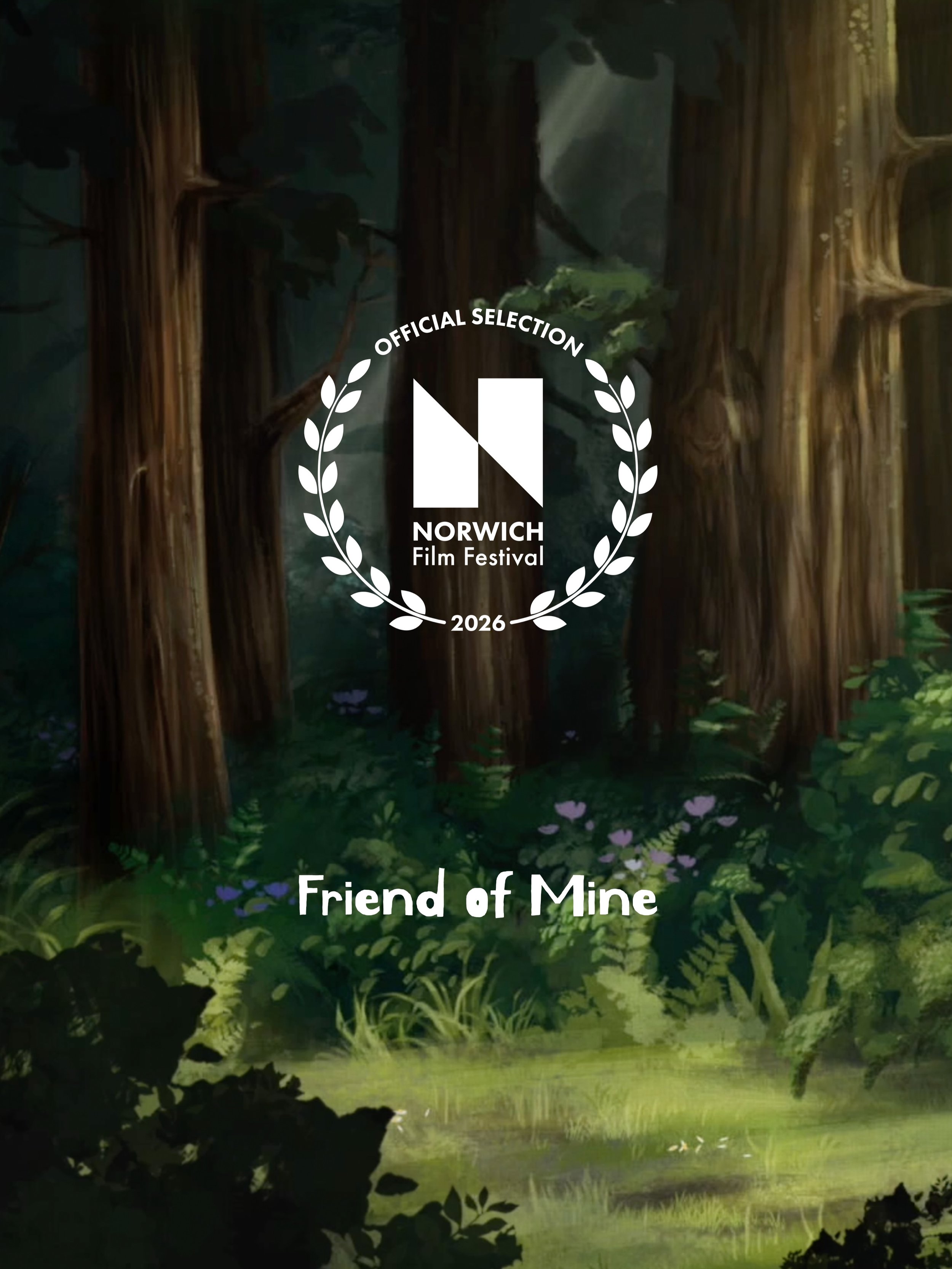 Friend of Mine will have its premiere at @norwichfilmfestival 💚

🗓️ Family Friendly Shorts, 7th November, 1pm @cinemacitynrw

A film by @matthewlaweswickwar 
Reference actors Toby W, Rennie W, Opie P, Cali P, Reuben LW @lwickwar 
Animation by @matt