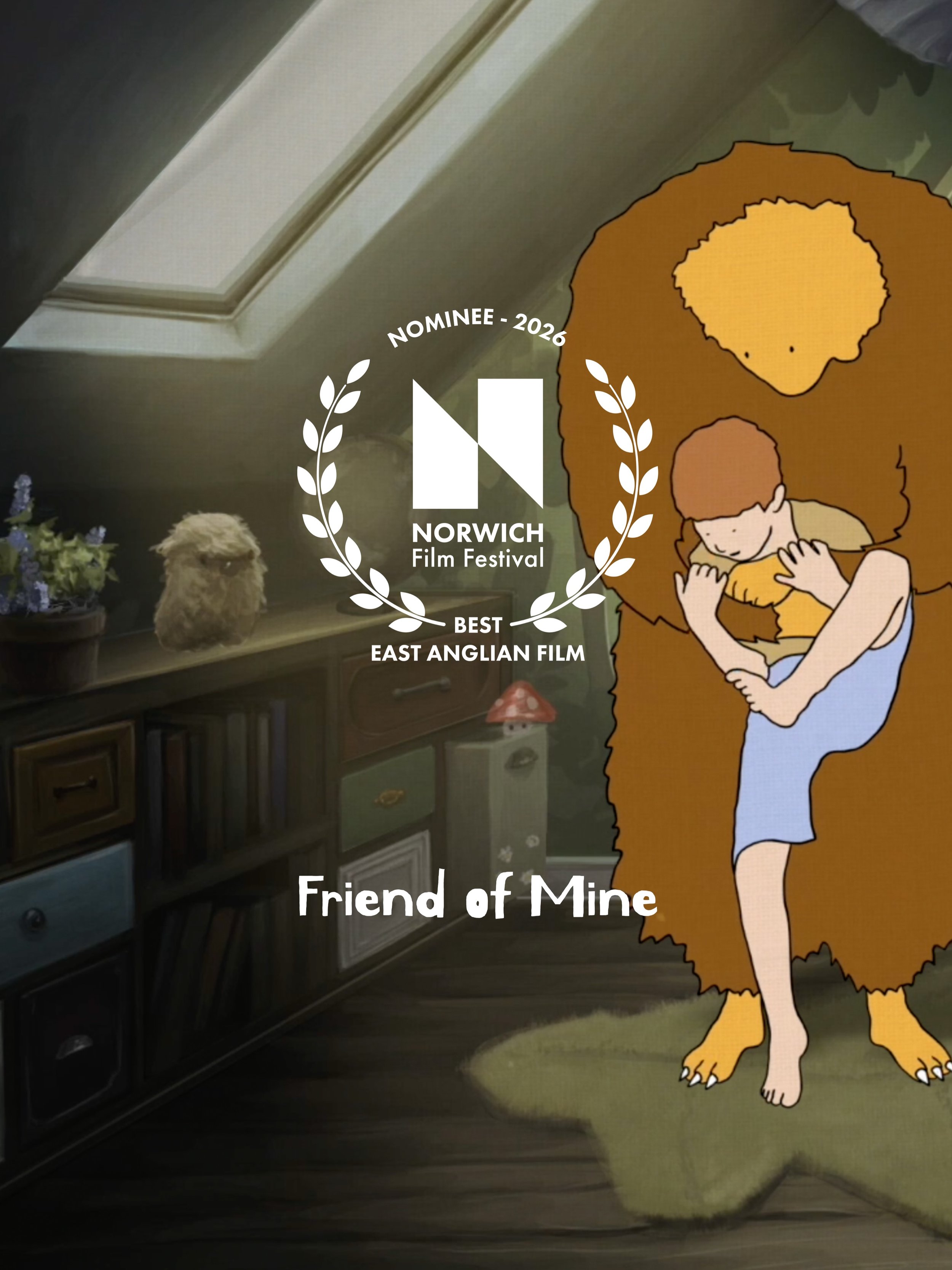 Friend of Mine is nominated for Best East Anglian Film at @bafta qualifying @norwichfilmfestival 💚

🗓️ Family Friendly Shorts, 7th Nov, 1pm @cinemacitynrw
🏆 Awards evening, 14th Nov

1399 submissions, 136 selections, only 6 short films nominated p