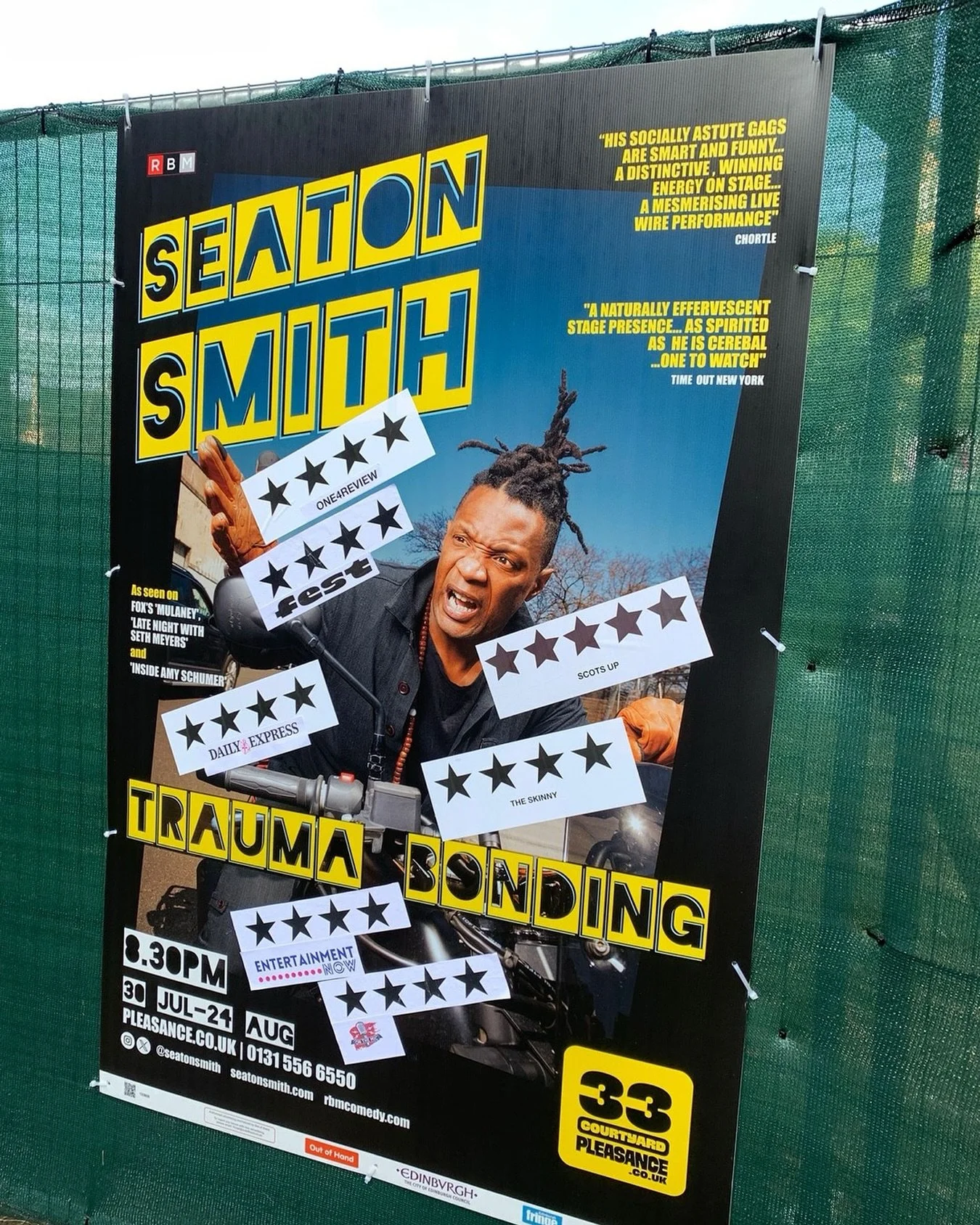 Last weekend of this awesome place! #edinburghfringe