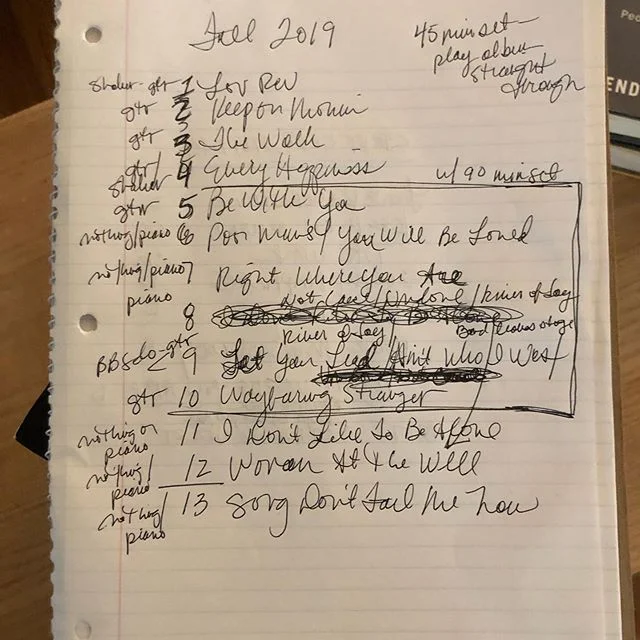 Bringin my A game this weekend 😎See y’all there @knuckleheadskc @paulthornmusic @ryan.tharp #setlist #thewalk #livemusic #everyhappinessunderthesun