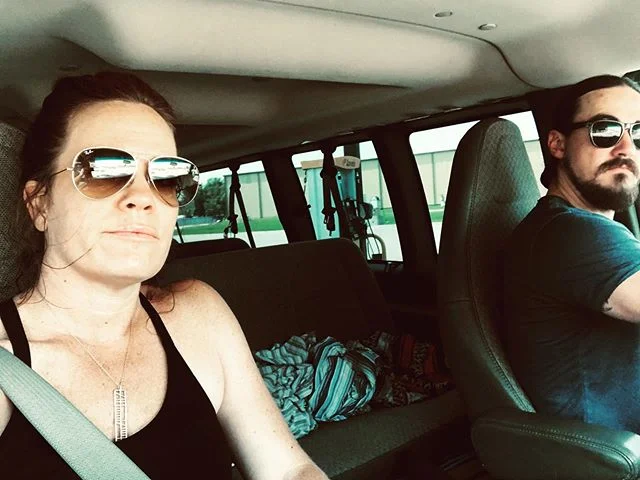 It ain’t pretty #roadlife Promise I’ll dress up for y’all tonight @knuckleheadskc @paulthornmusic @ryan.tharp #thewalk