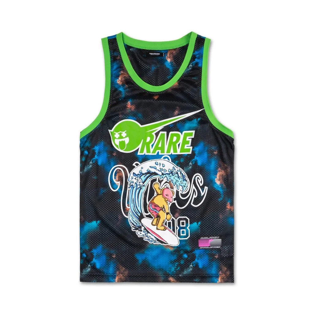Pink Dolphin Rare Vibes Tank Summer '19 (Black)