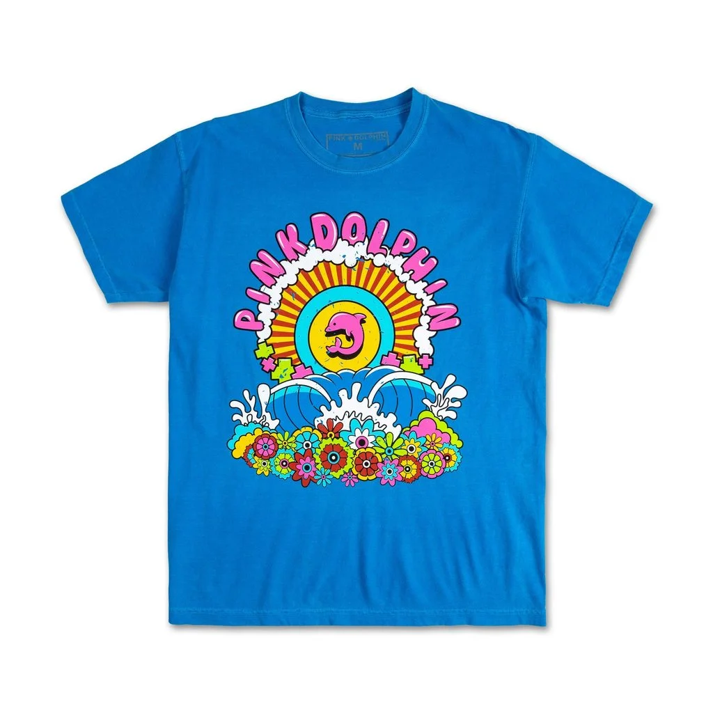 Pink Dolphin Shangri LA Tee Summer '19 (Blue)