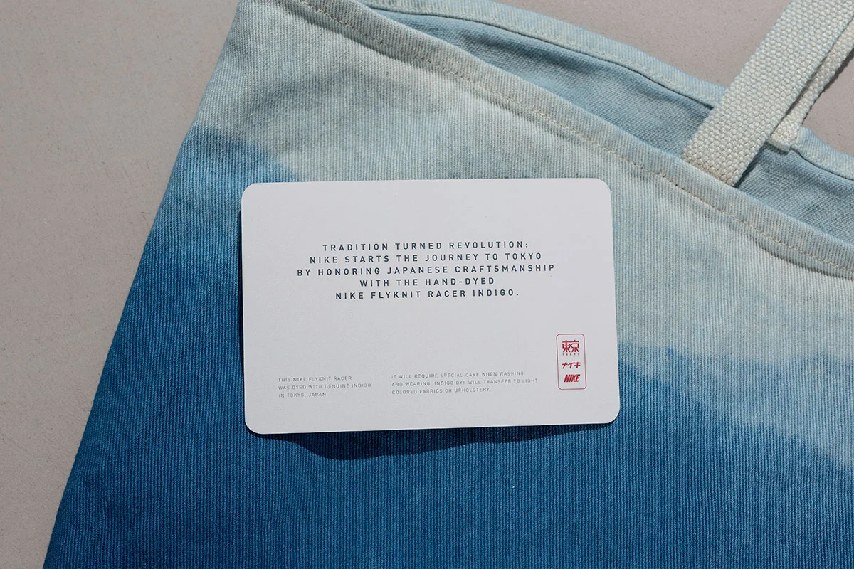 flyknit racer indigo