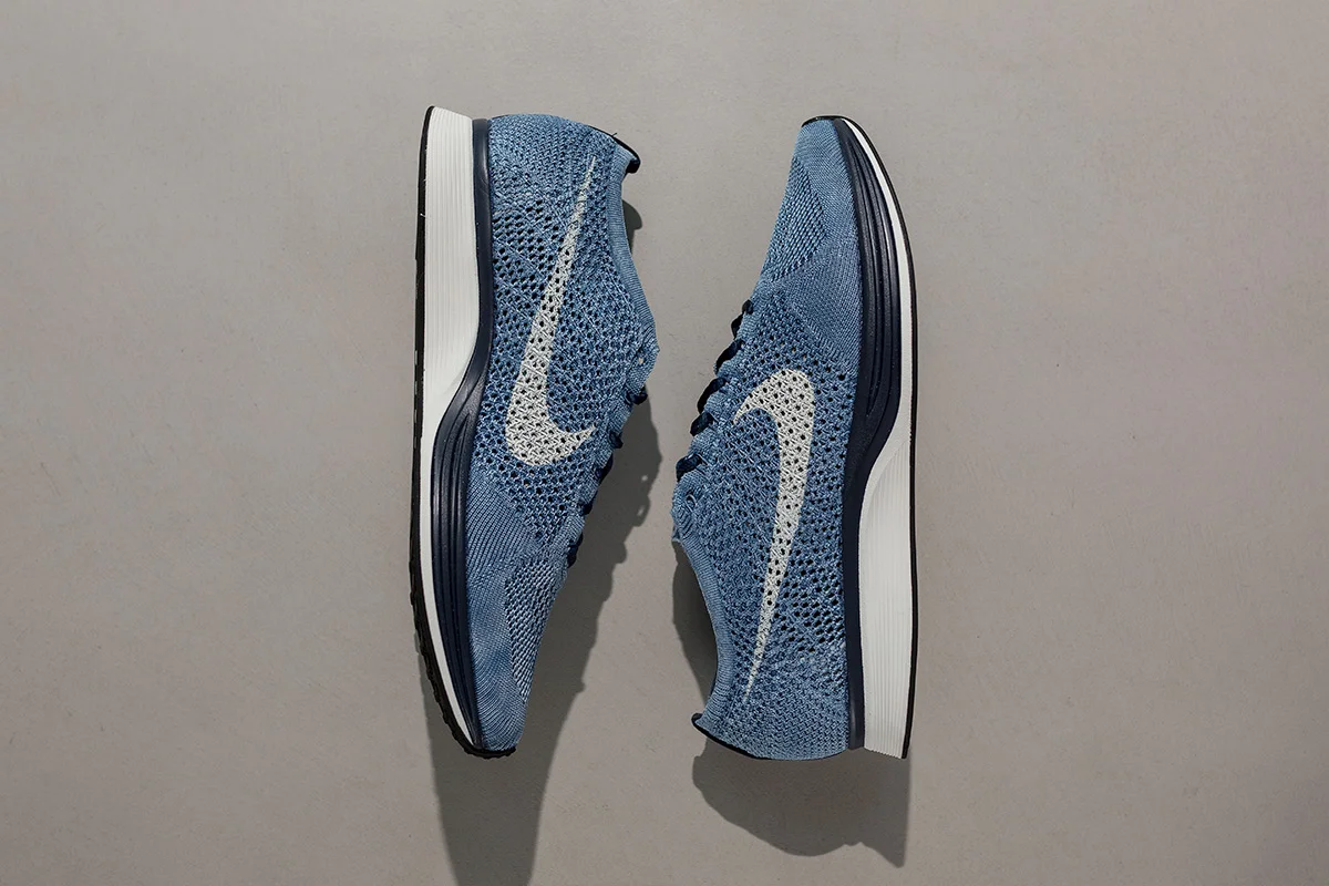 nike flyknit racer indigo