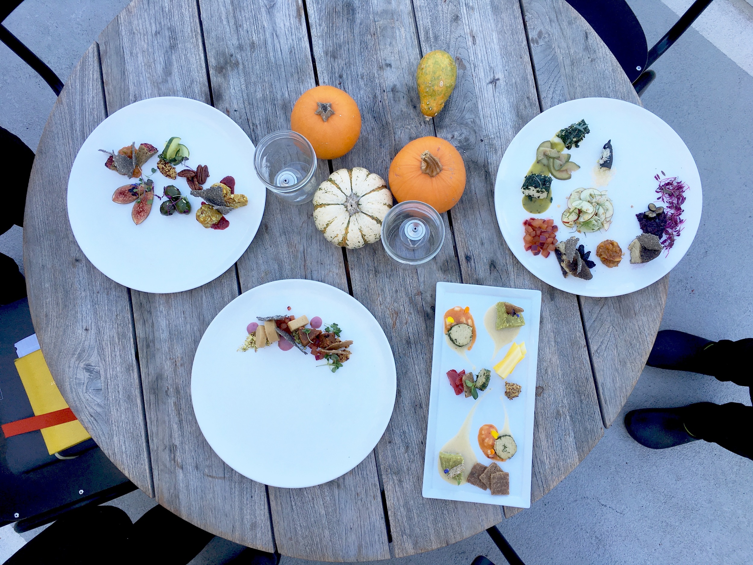 Some of our creations. As you can see we all have different styles and flavour preferences! We learnt that a cheese plate must include the following components: cheese, pickles, jam/chutney, sauce and crackers/ bread, And that you NEVER plate a whole wheel of cheese ( as much as you want to stuff your face with it!)