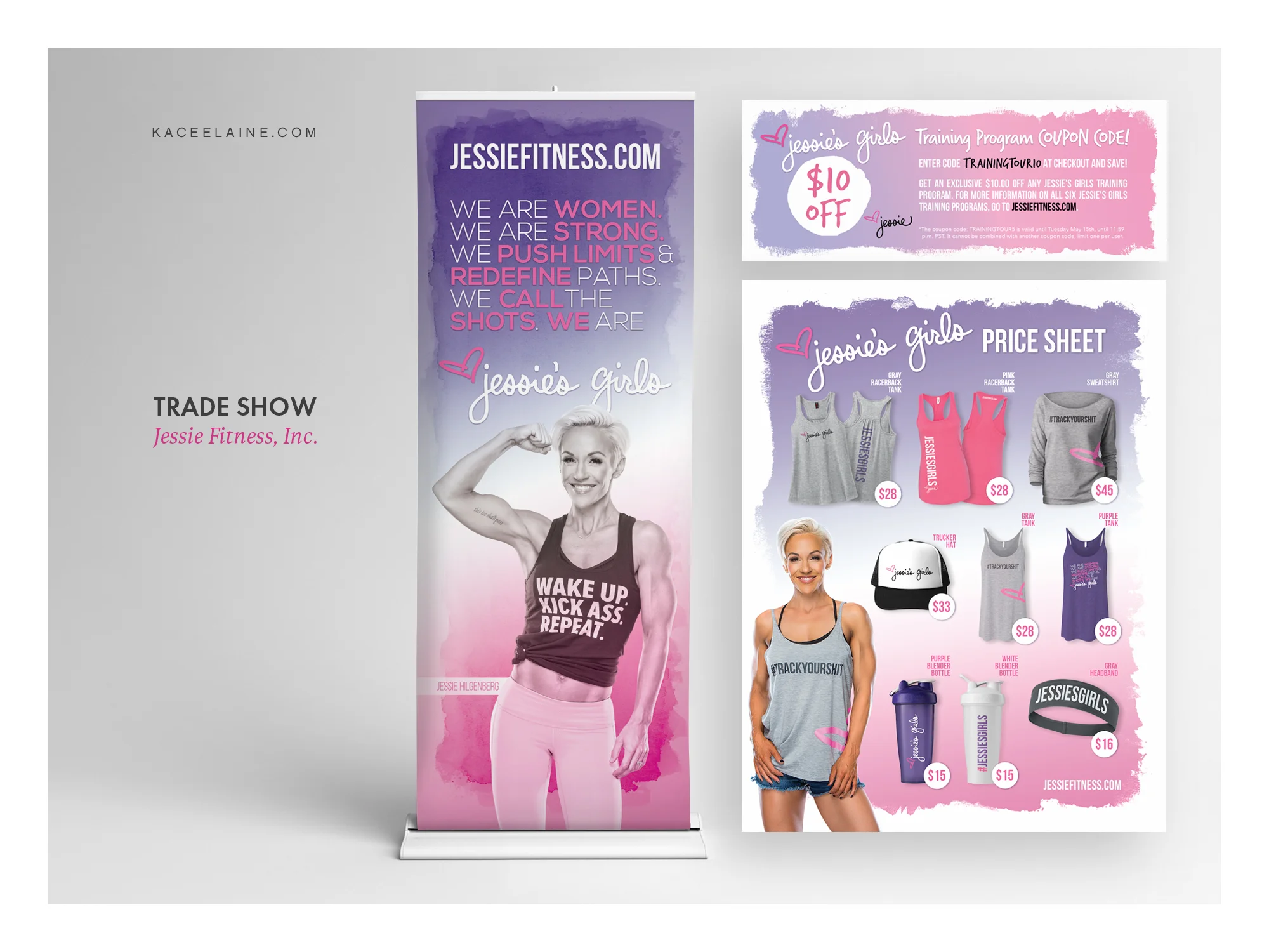 Trade Show Design for Jessie Fitness