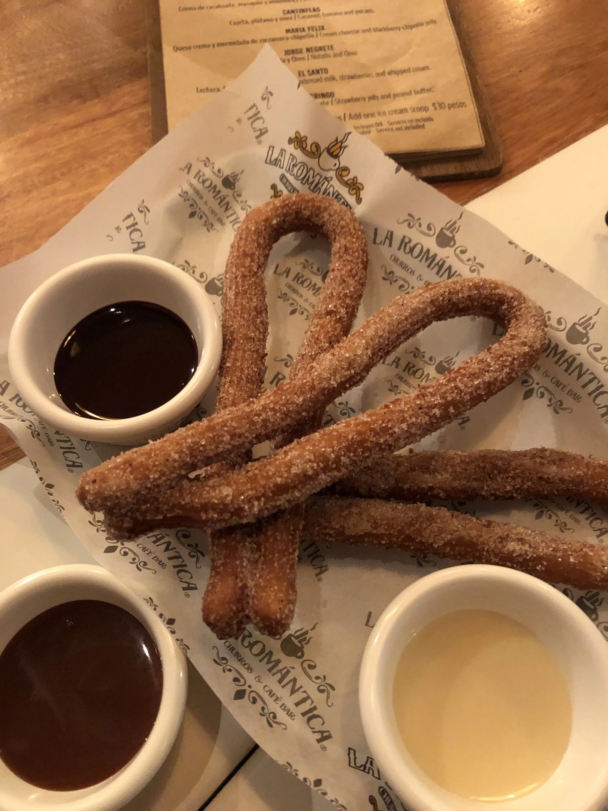 Photo: Classic Churros with dipping sauce