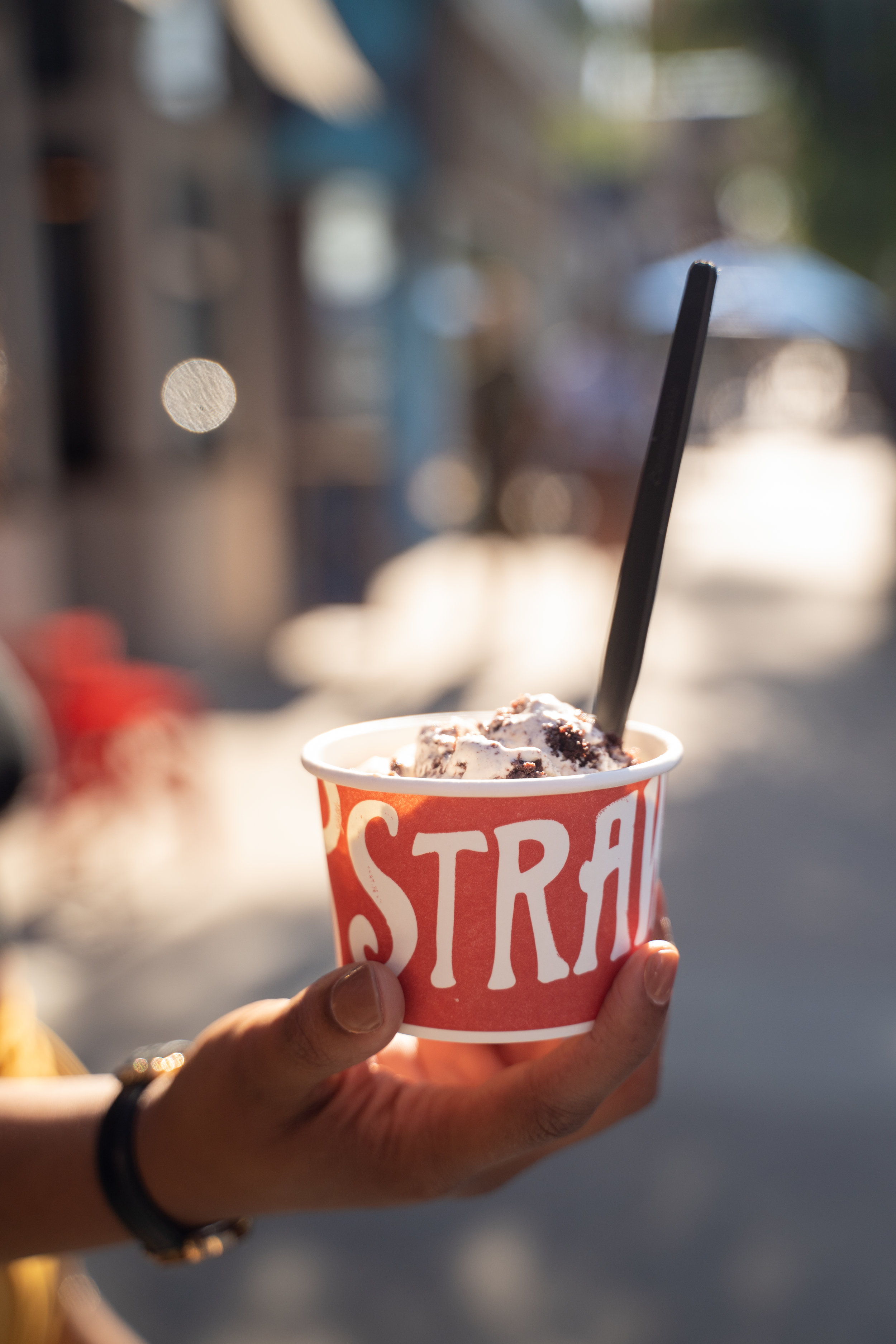 Closeup of Salt and Straw Ice Cream