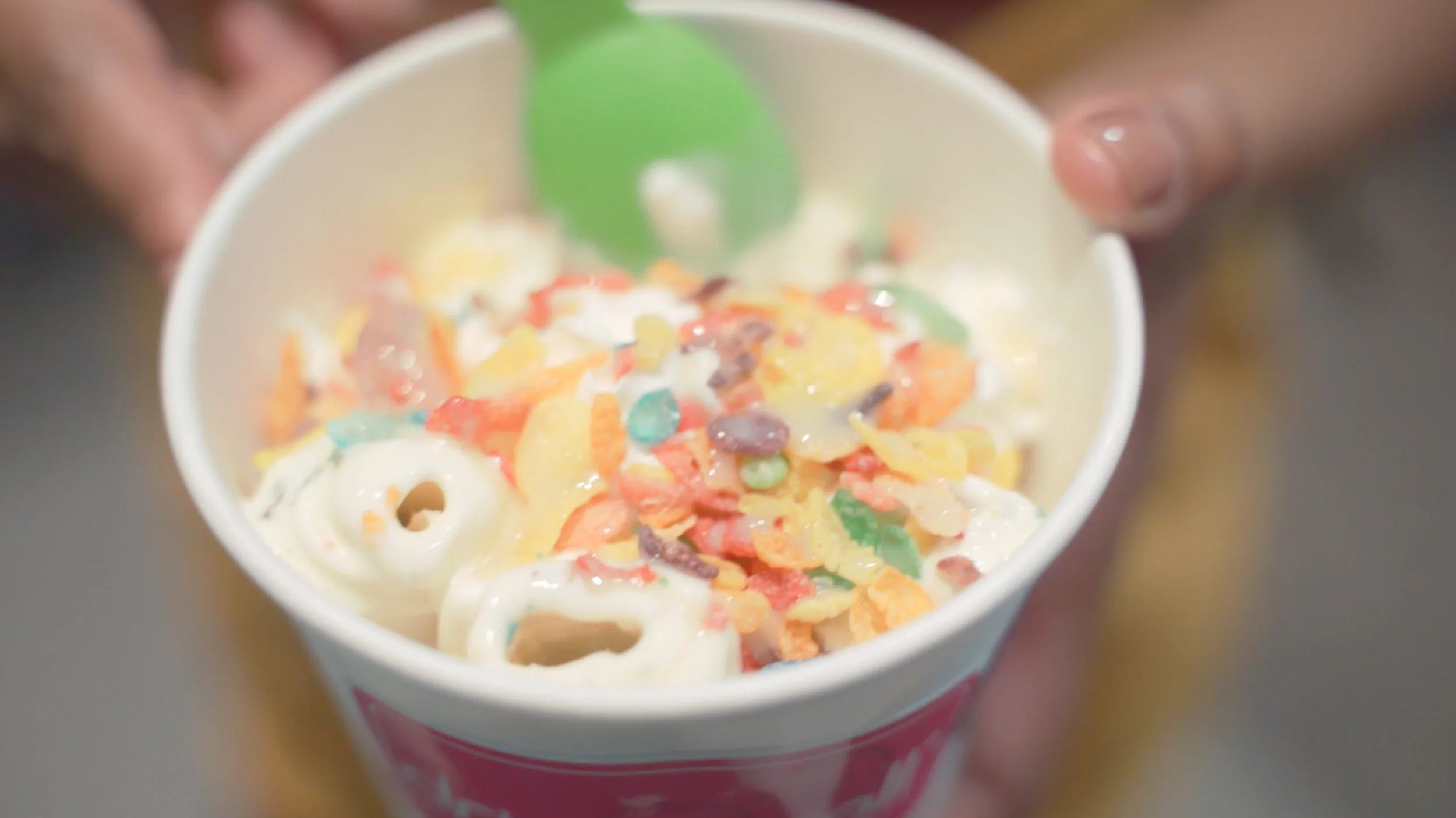 Closeup of Drip N Roll’s Cereal Killer