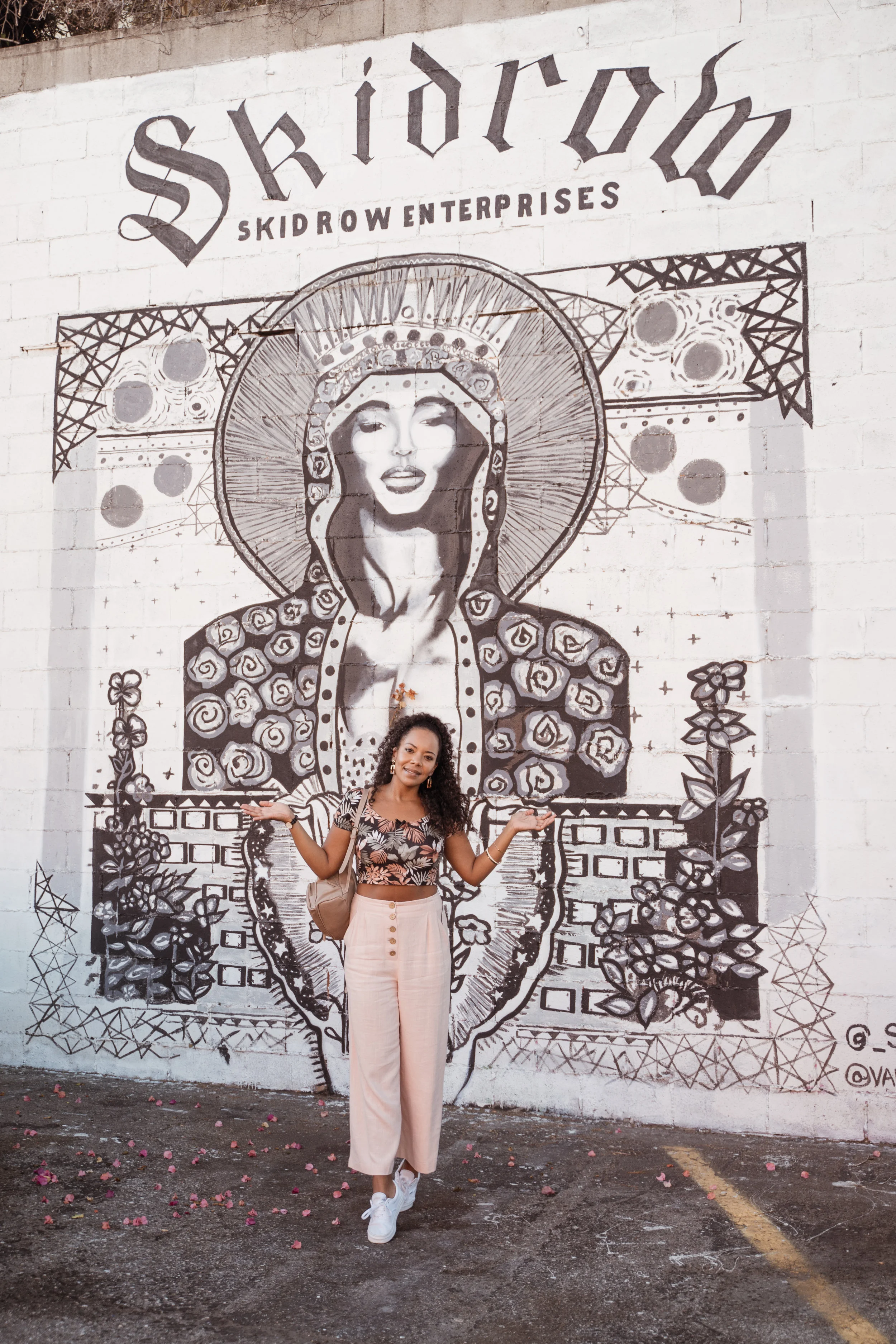 Black Madonna Street Art in Arts District