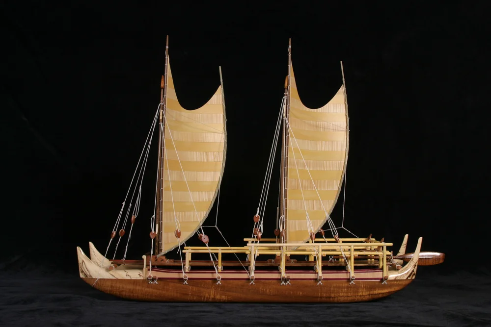 Hawaiian canoes by Francis Pimmel — HAWAIIAN CANOES