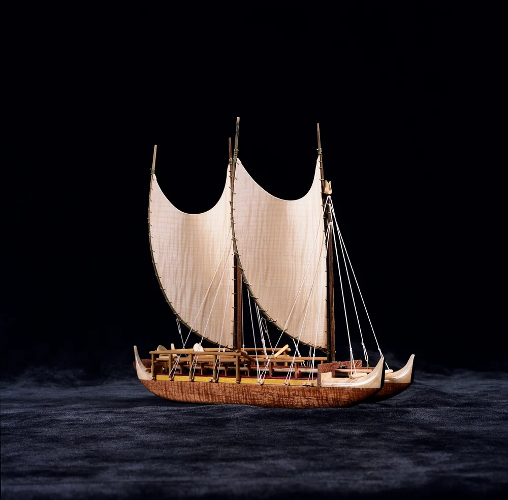 Hawaiian canoes by Francis Pimmel — HAWAIIAN CANOES
