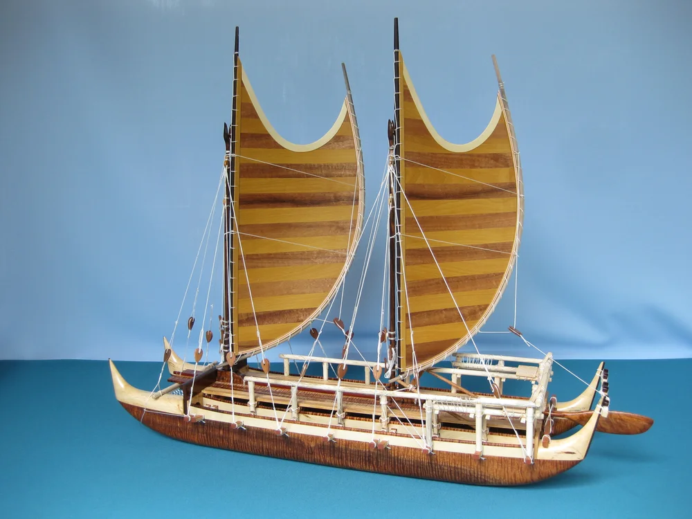 Hawaiian canoes by Francis Pimmel — HAWAIIAN CANOES