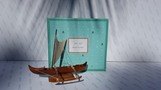 The art of packing outrigger canoes in the blue color of a world famous brand. Tiffany