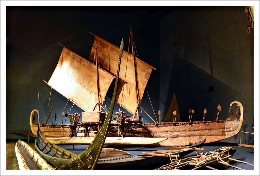 Ship from Luf, Humboldt Forum, Berlin.