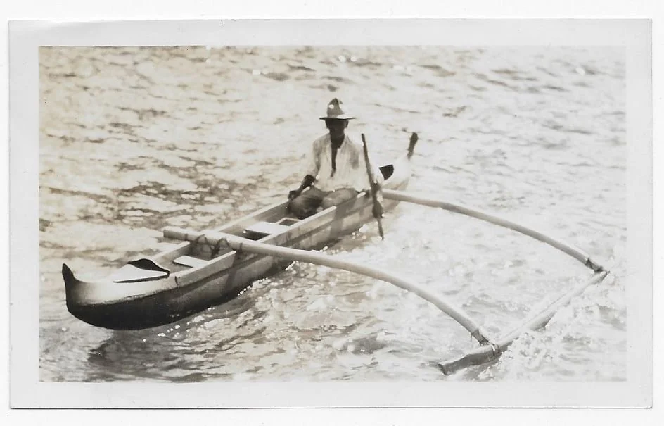 Canoe paddler