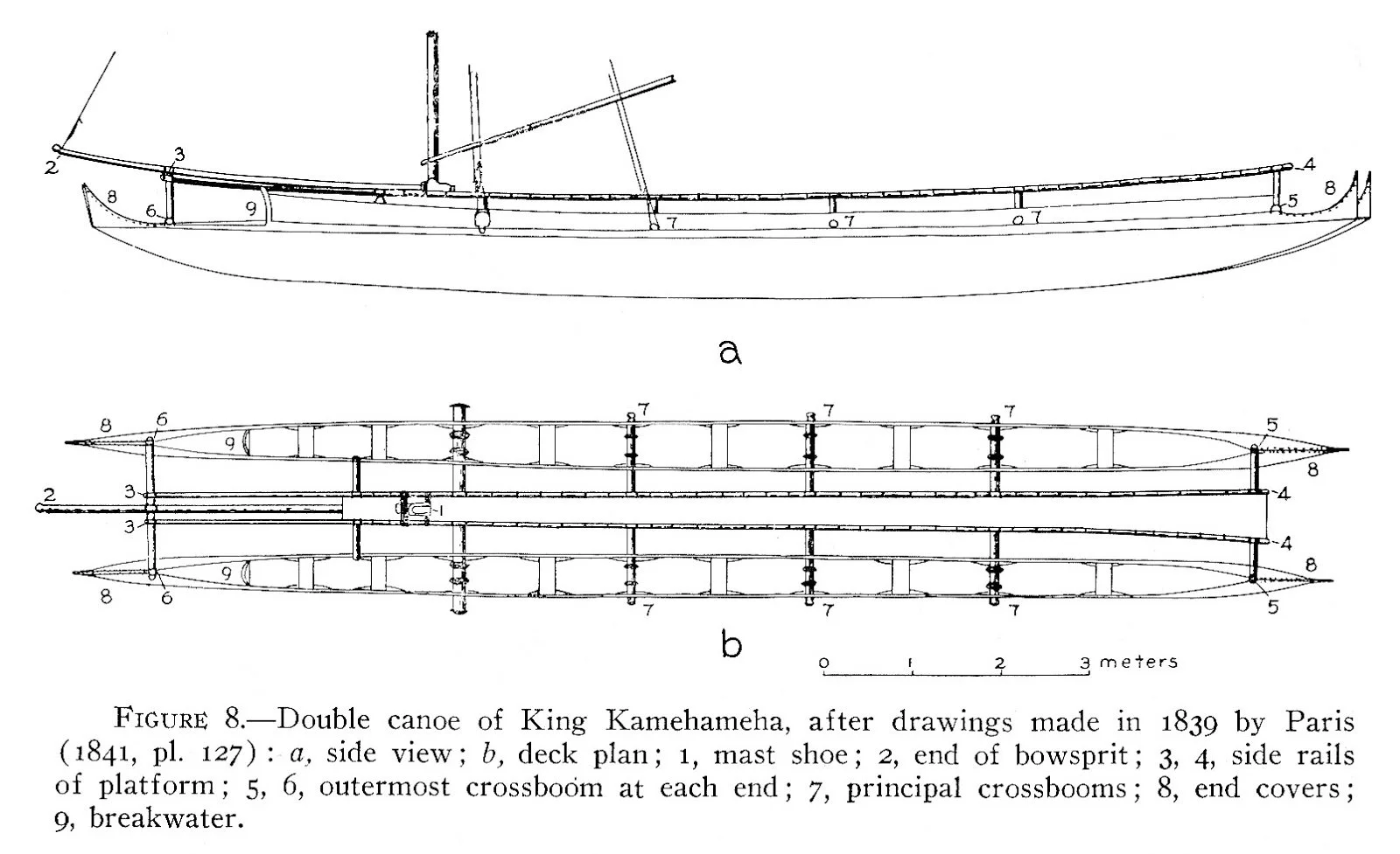 DOUBLE-HULLED CANOE