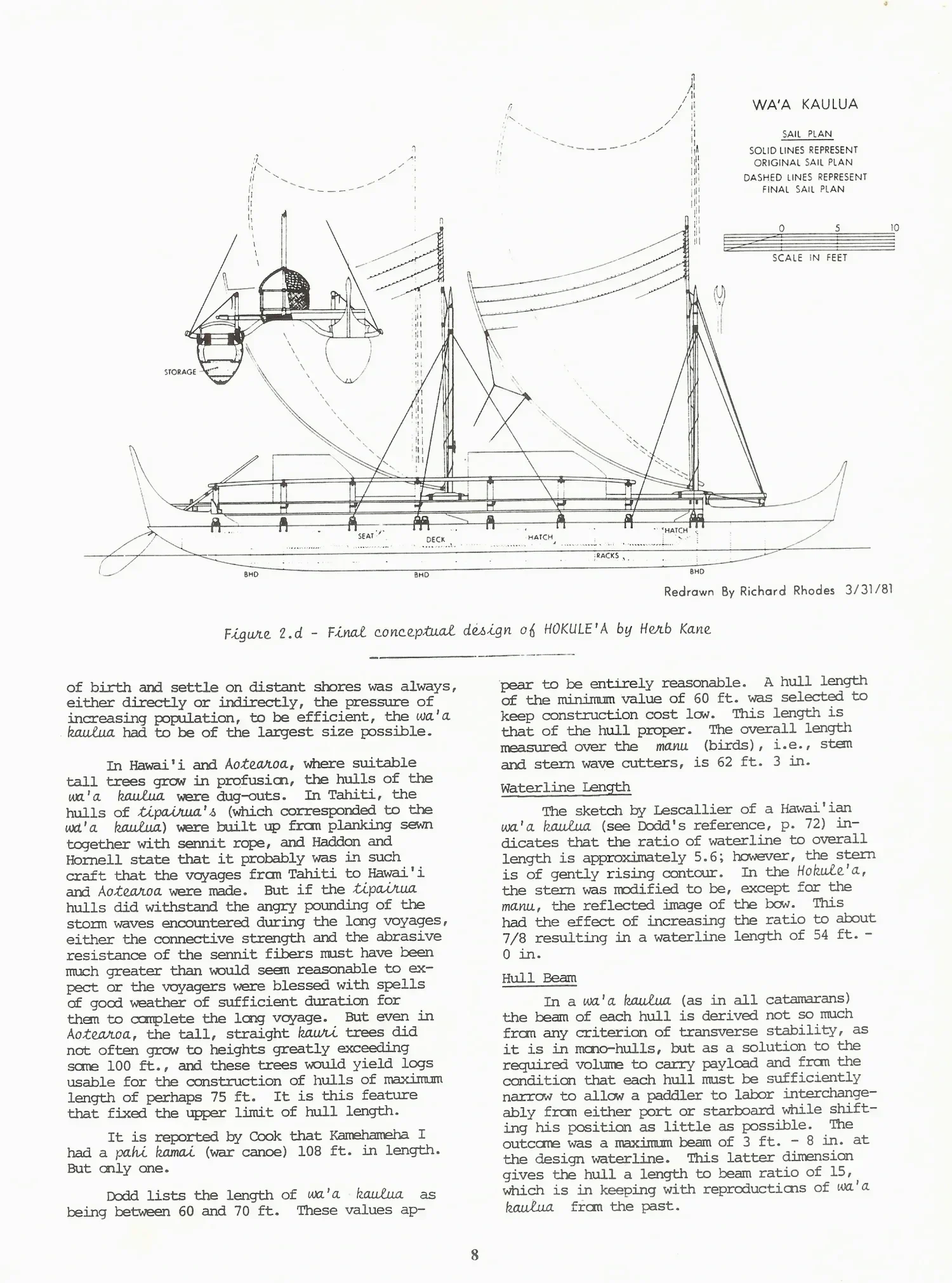 DOUBLE-HULL CANOES