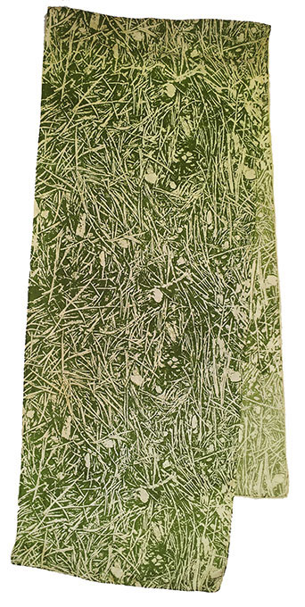 Pine Needles green on tan