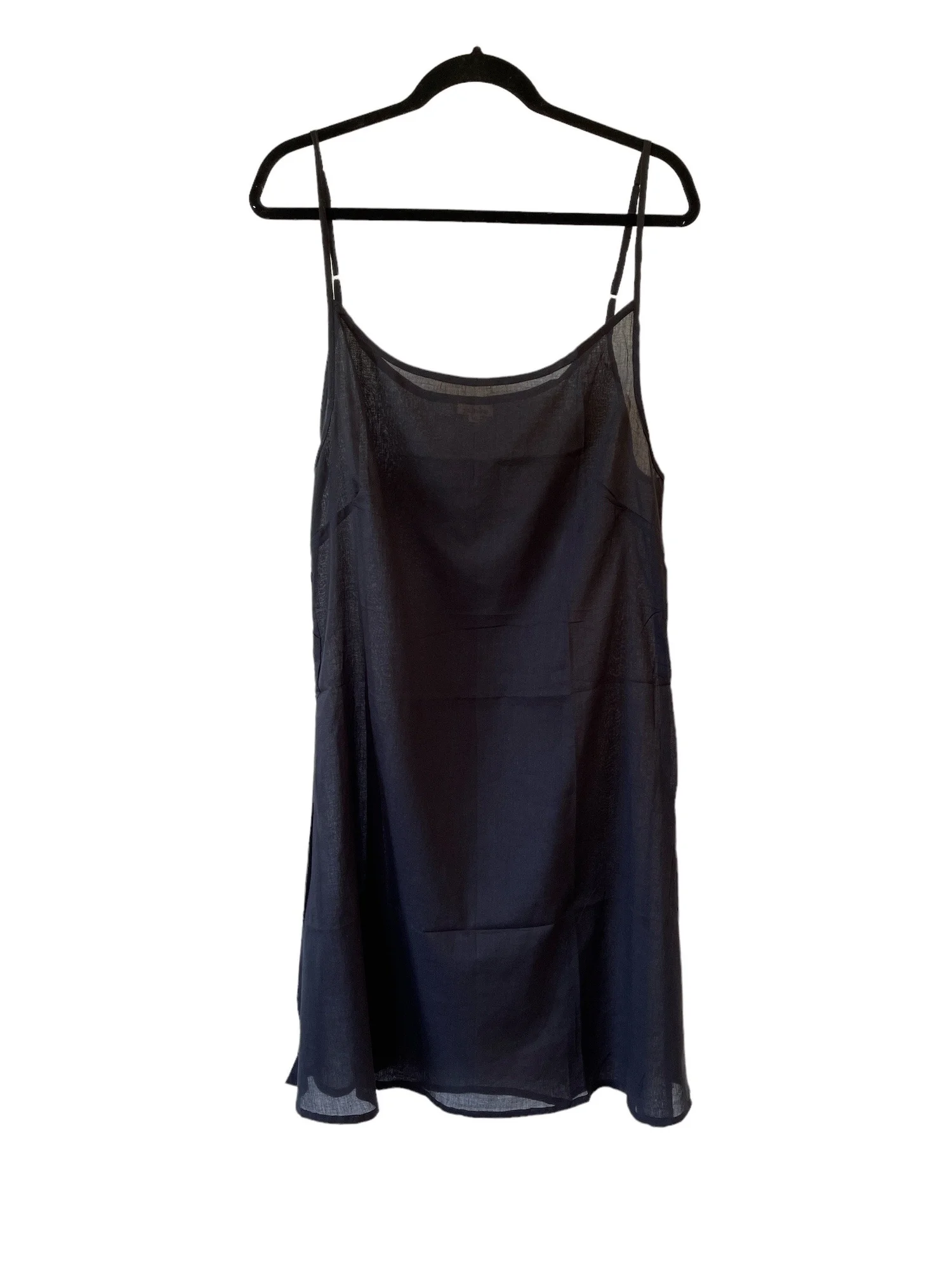 Midnight Black Layering Slip Dress (2 lengths: long & short)  Ya Living