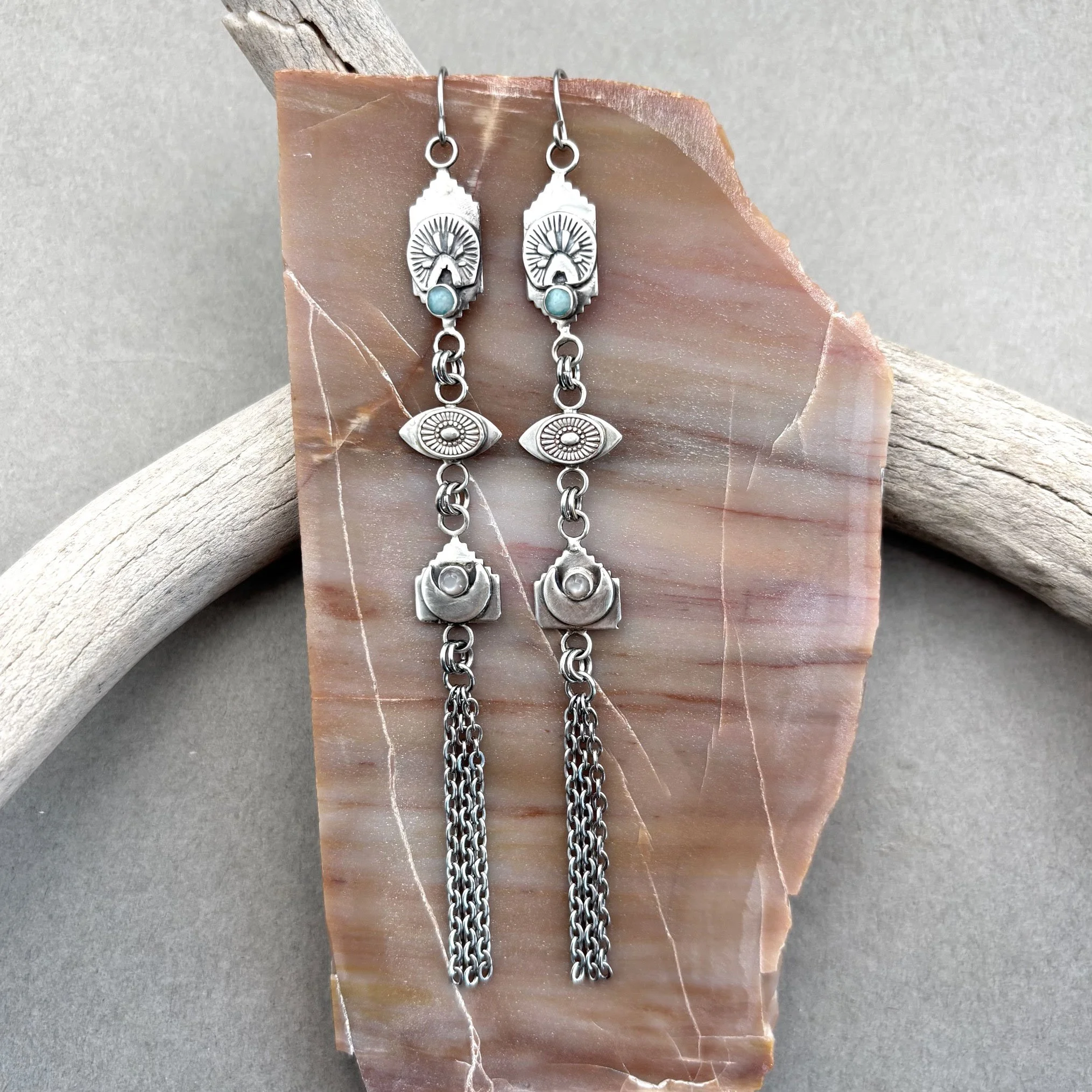 Meadow-I-earrings-silver-orange.jpg