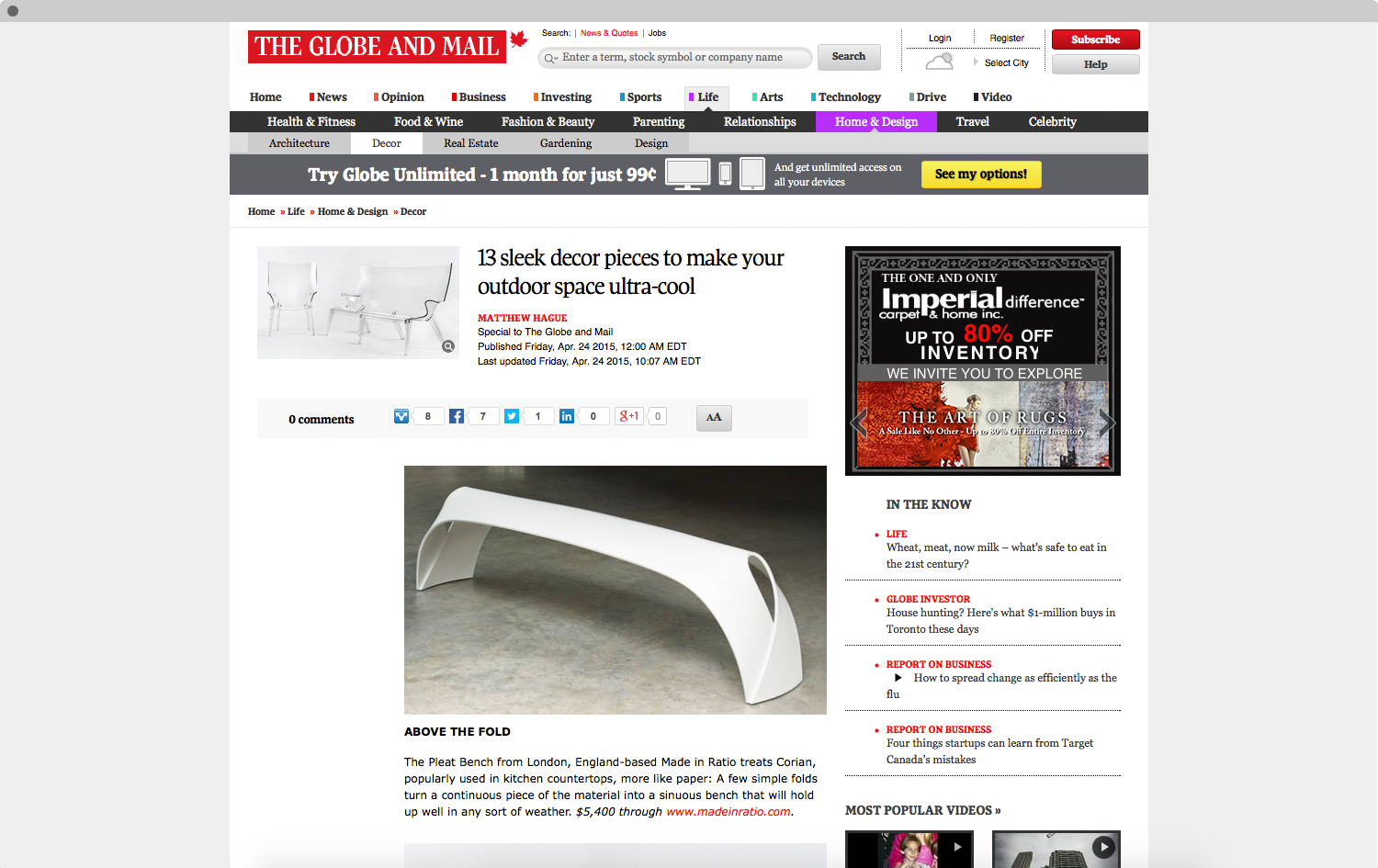 Globe and Mail