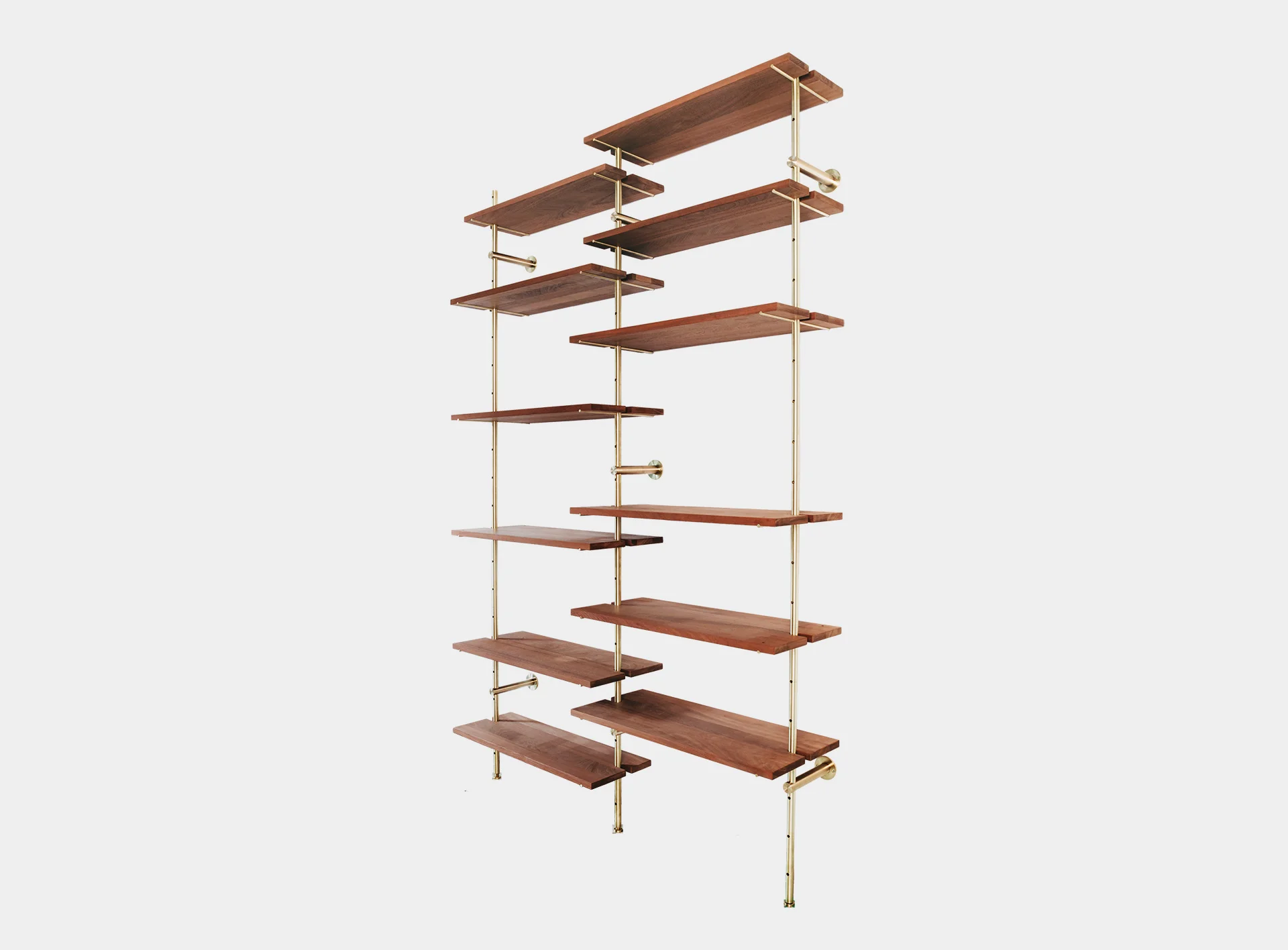 Brass Rail Shelf