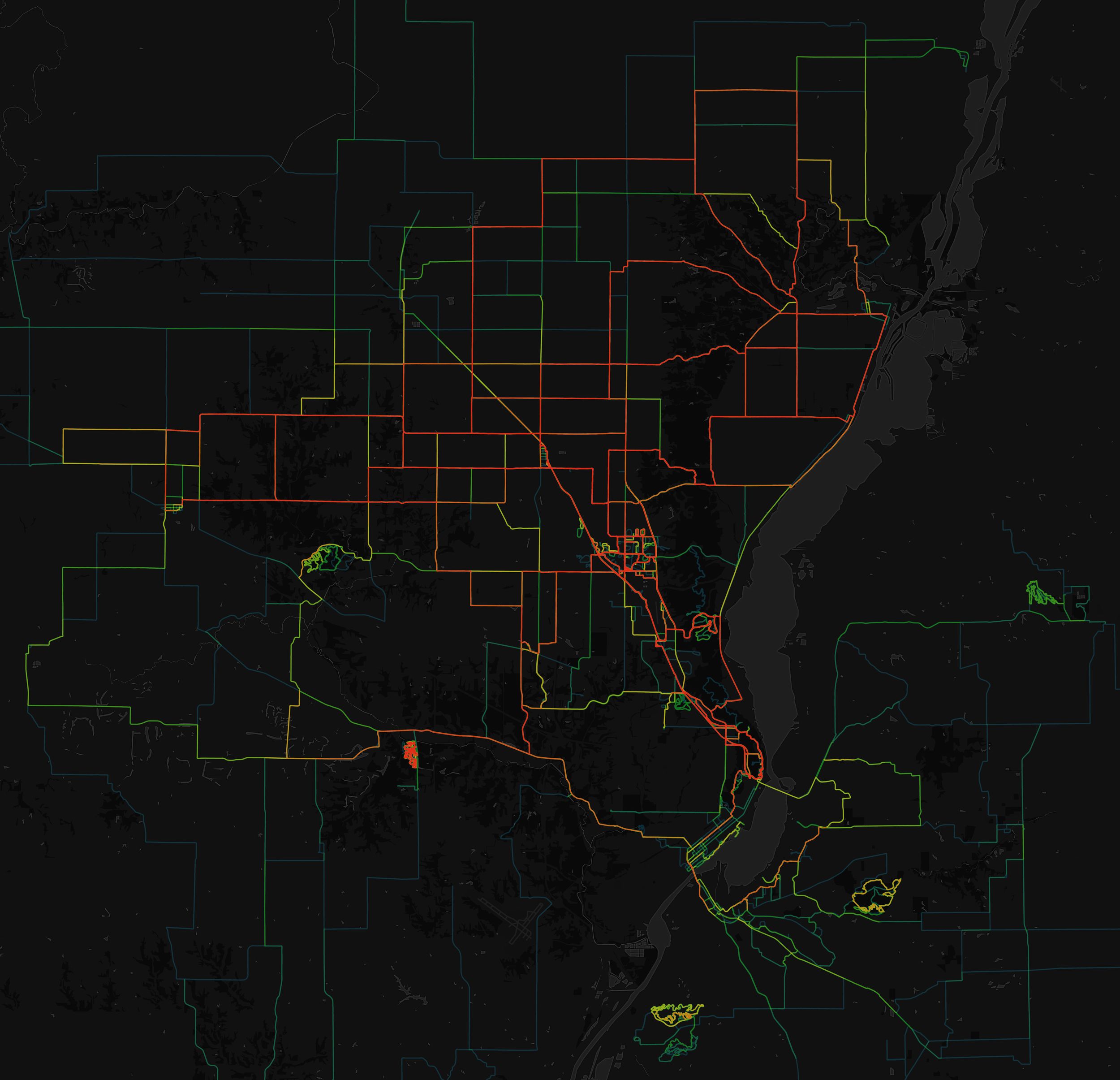 5 - Map Preview (using the MapBox "Export Image" feature on the top right hand side of your project)