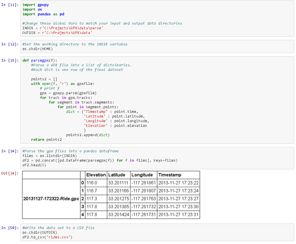 Bulk convert GPX files from Strava to a CSV — Ryan Baumann Bulk convert GPX files from Strava to a CSV — Ryan Baumann