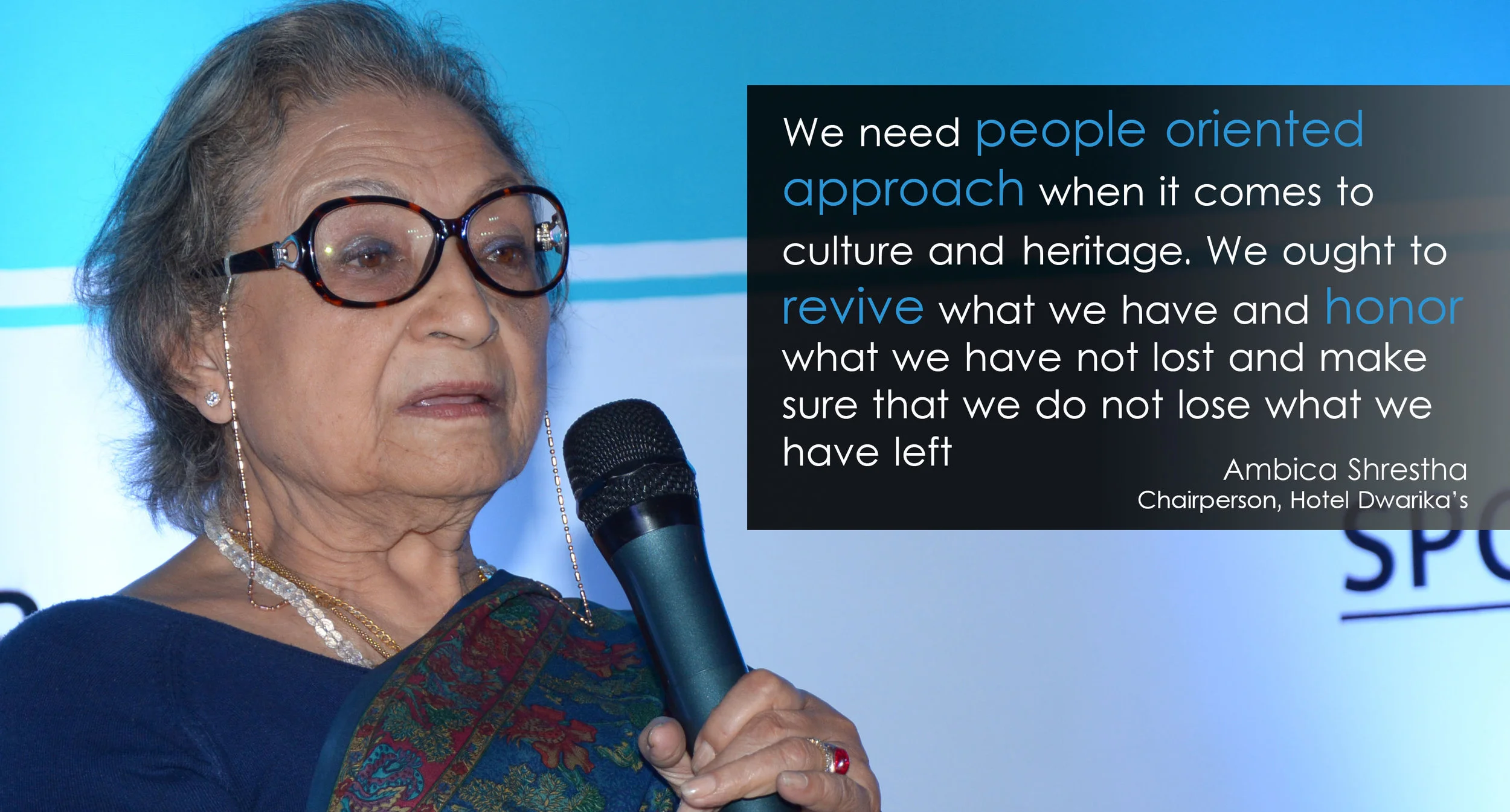 AMBICA SHRESTA ANNOUNCING HIMALAYAN CONSENSUS AT SUMMIT HOTEL IN KATHMANDU