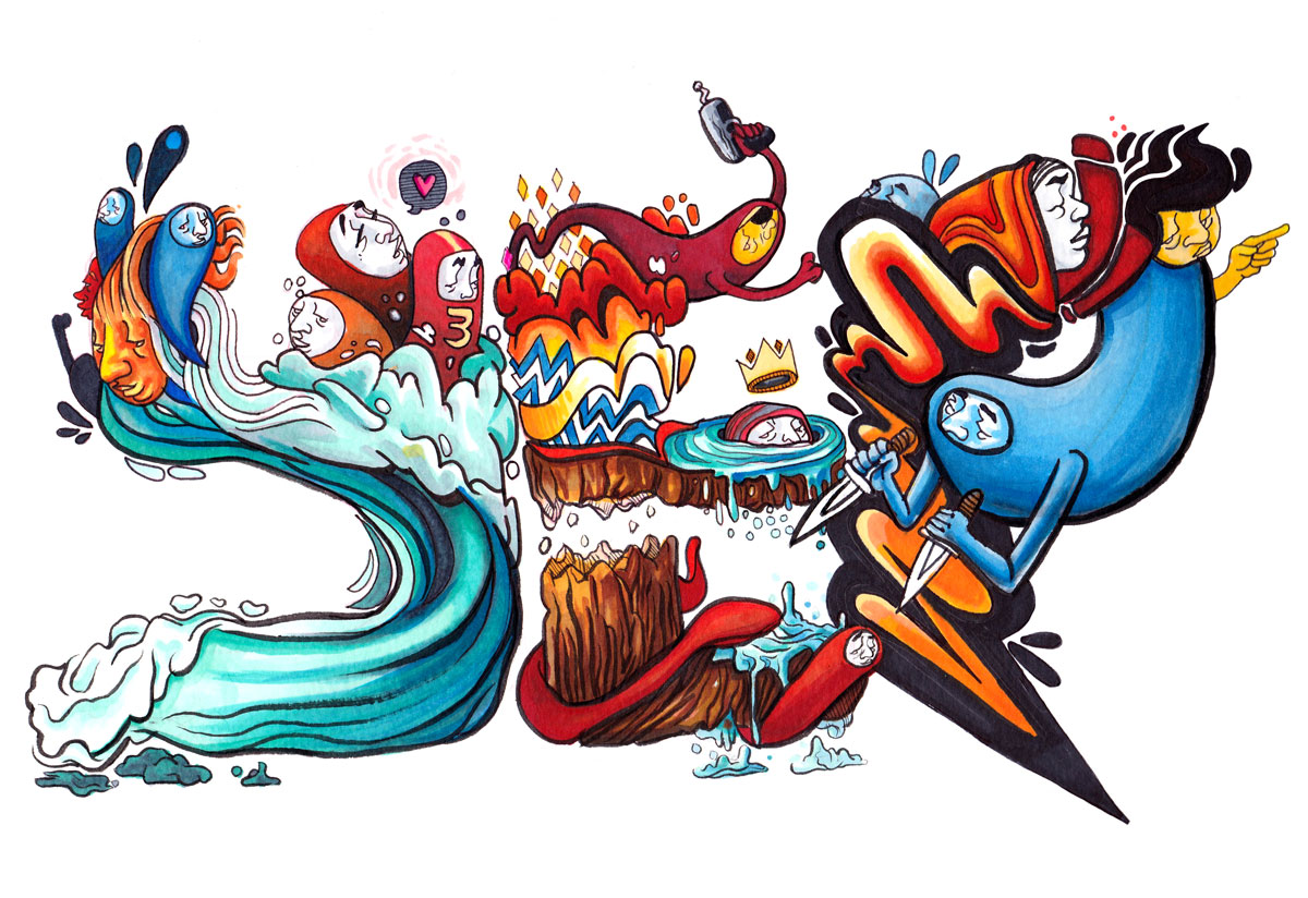 "YEP", Bar Mural Concept, 2017