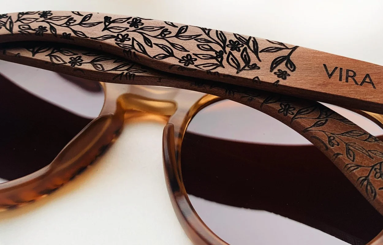 VS x Surface of Beauty - Full Wheel - Striped Brown / Pink Mirror / Rosewood