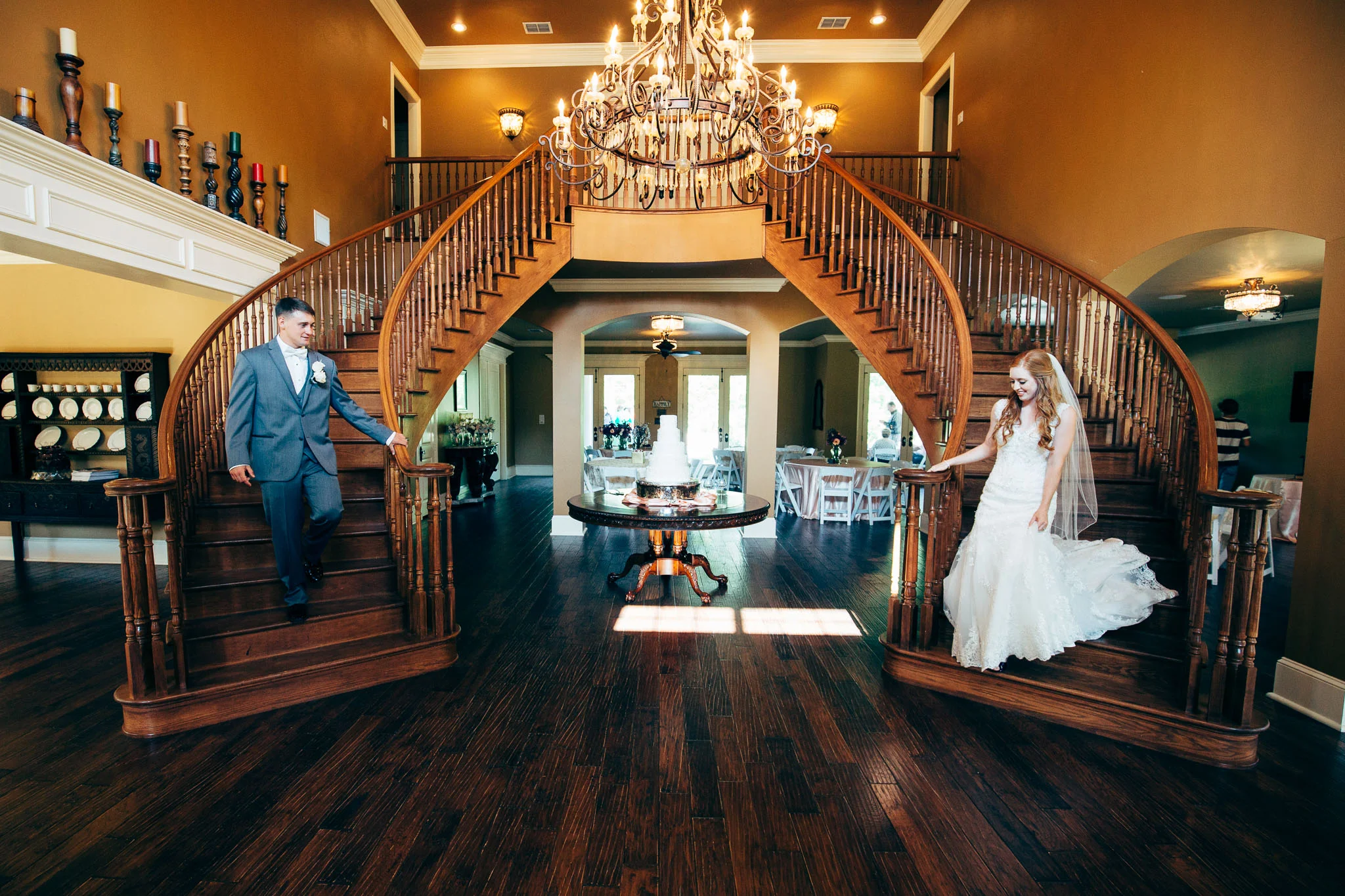 I've always loved this stair case at the Belgium House in Longview, TX.