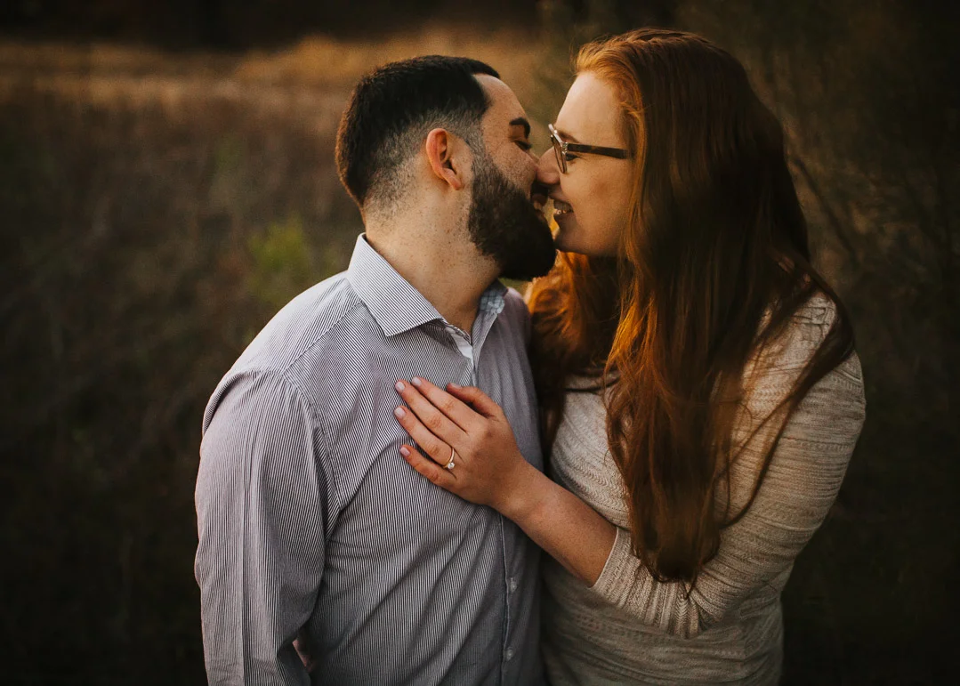 Another example of how sunset photography creates that warm soft lighting that couples love so much!