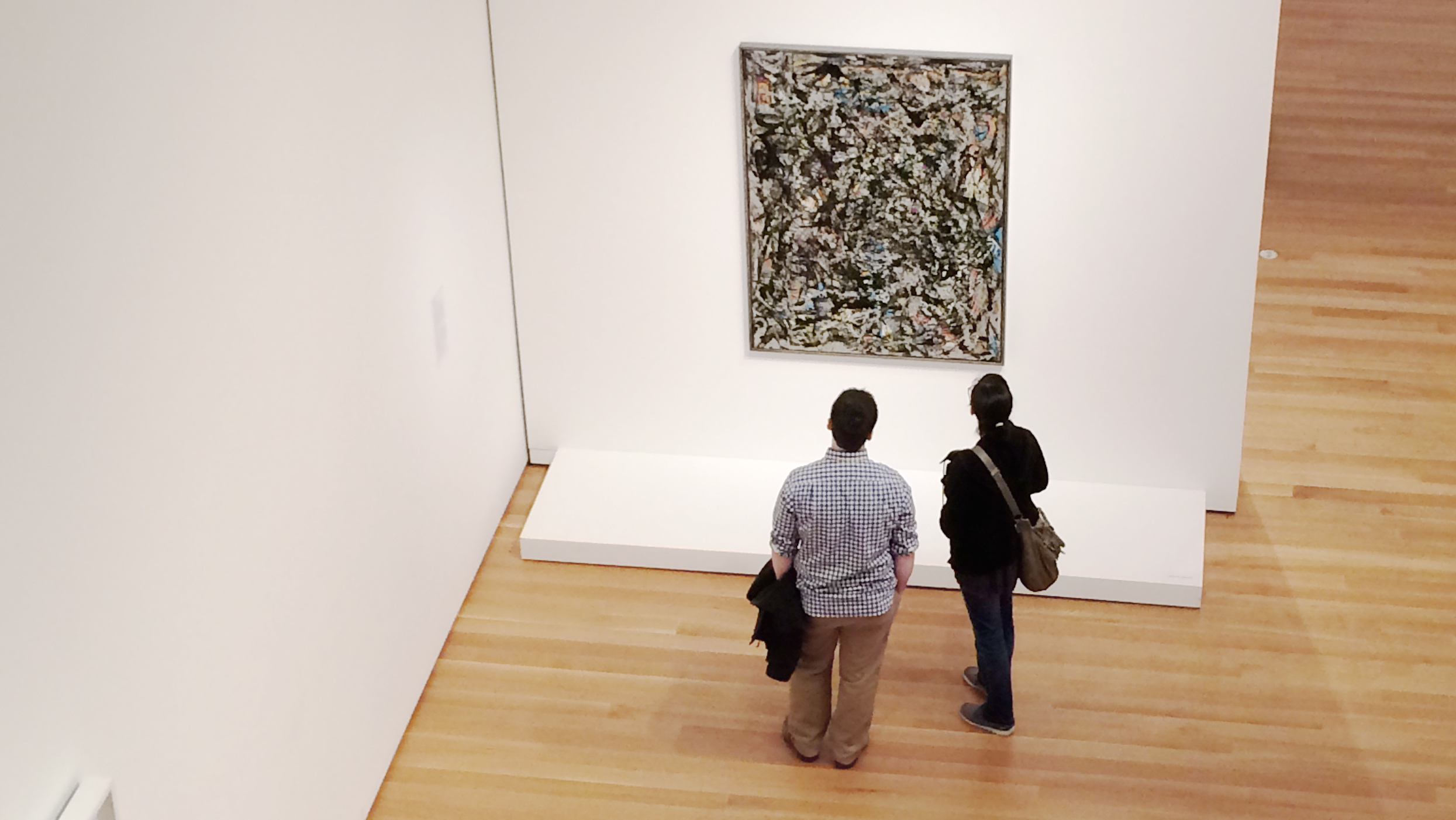 Many people have been led to believe that if you stare at a Pollock long enough, you will begin to see patterns emerge. The truth is you would probably see more coherent patterns if you licked lead paint off the nearest wall.