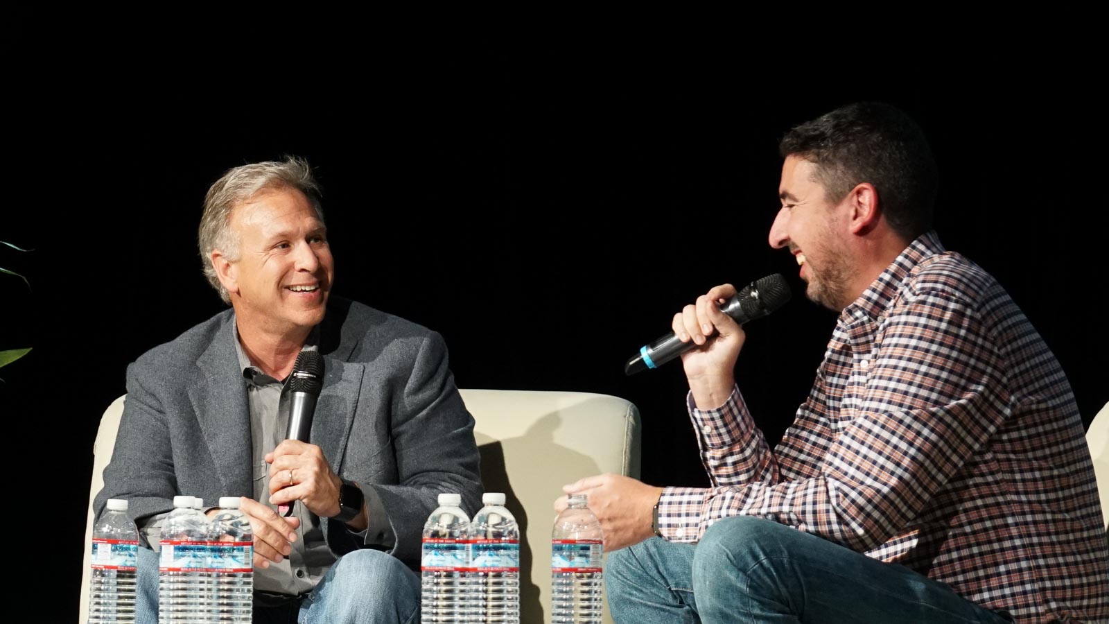 Phil Schiller and John Gruber. Photo by Marco Arment .